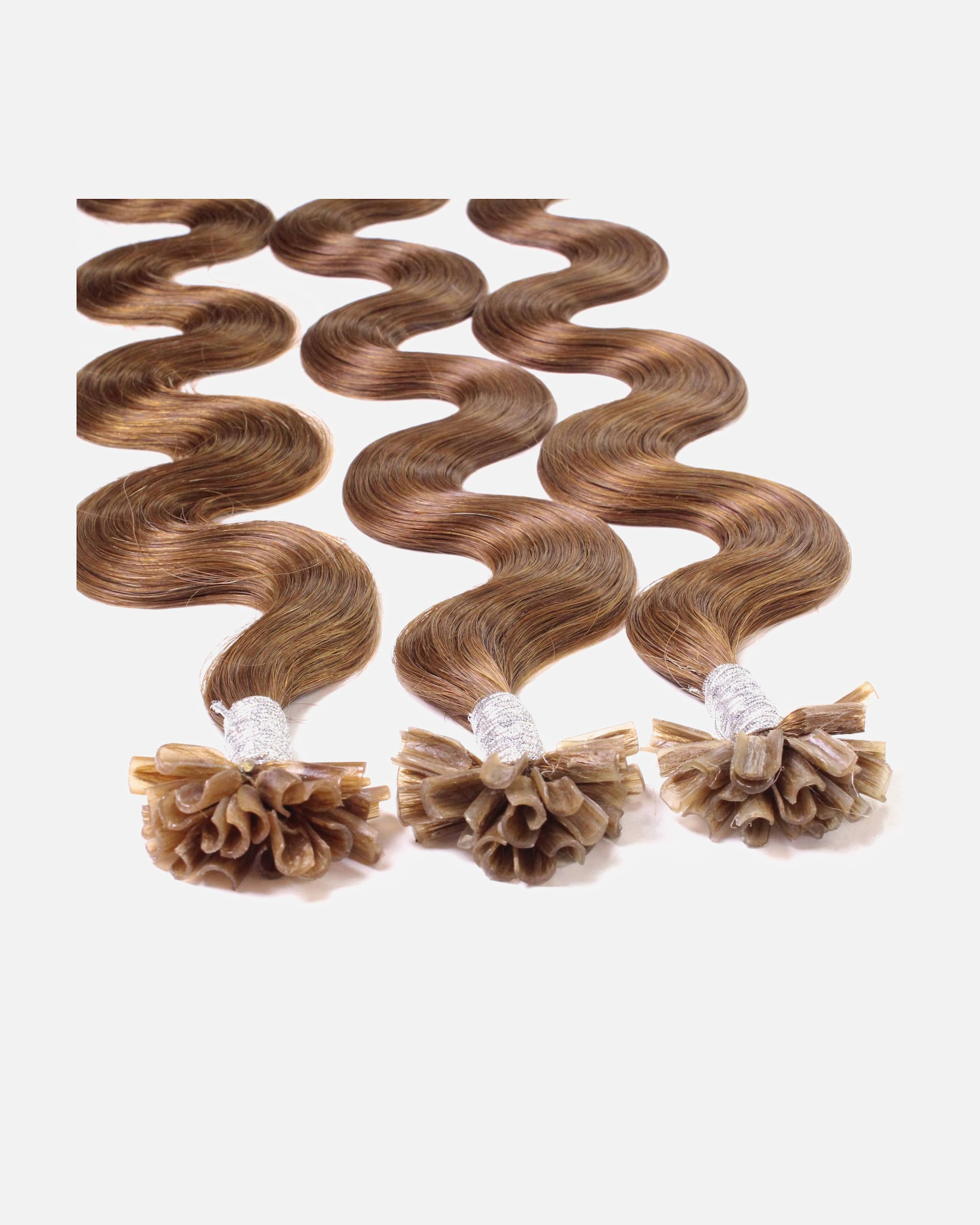 Extensions für Weiblich hair2heart Bonding Extensions Echthaar #8/03 Hellblond Natur-Gold 0.5g 60cm