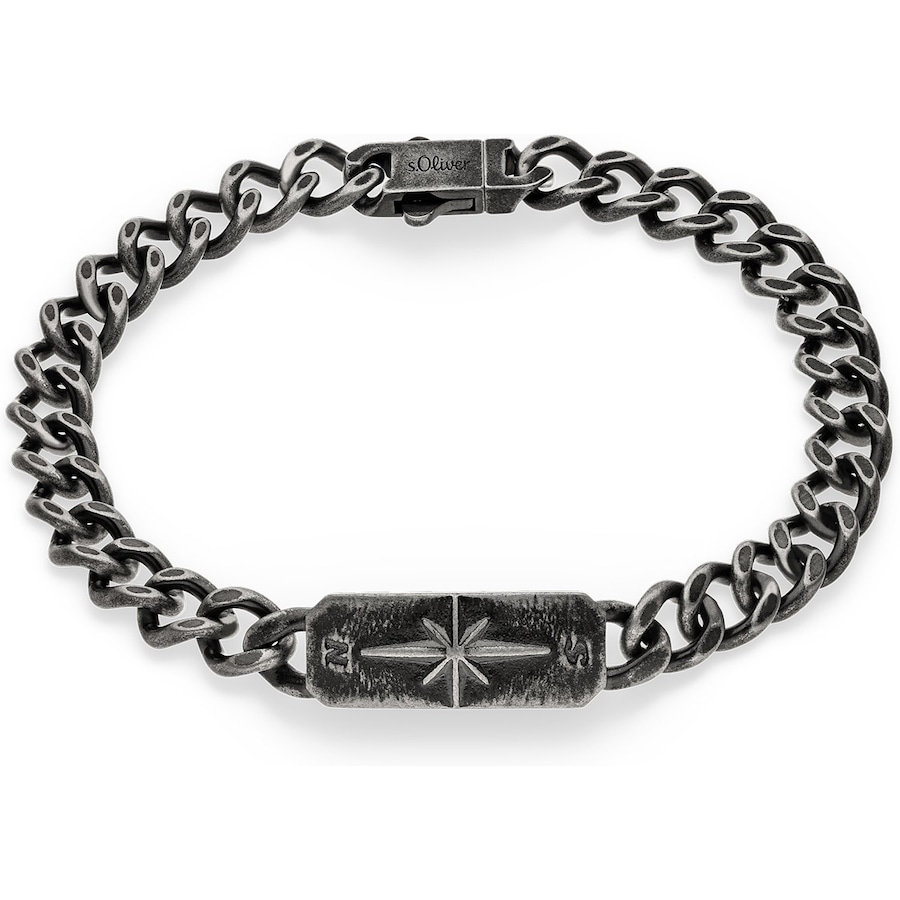 s.Oliver Armband Edelstahl One Size Herren