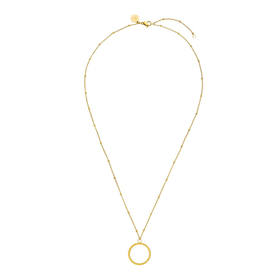 Purelei Karma Kette 100% Edelstahl Gold Hellbraun