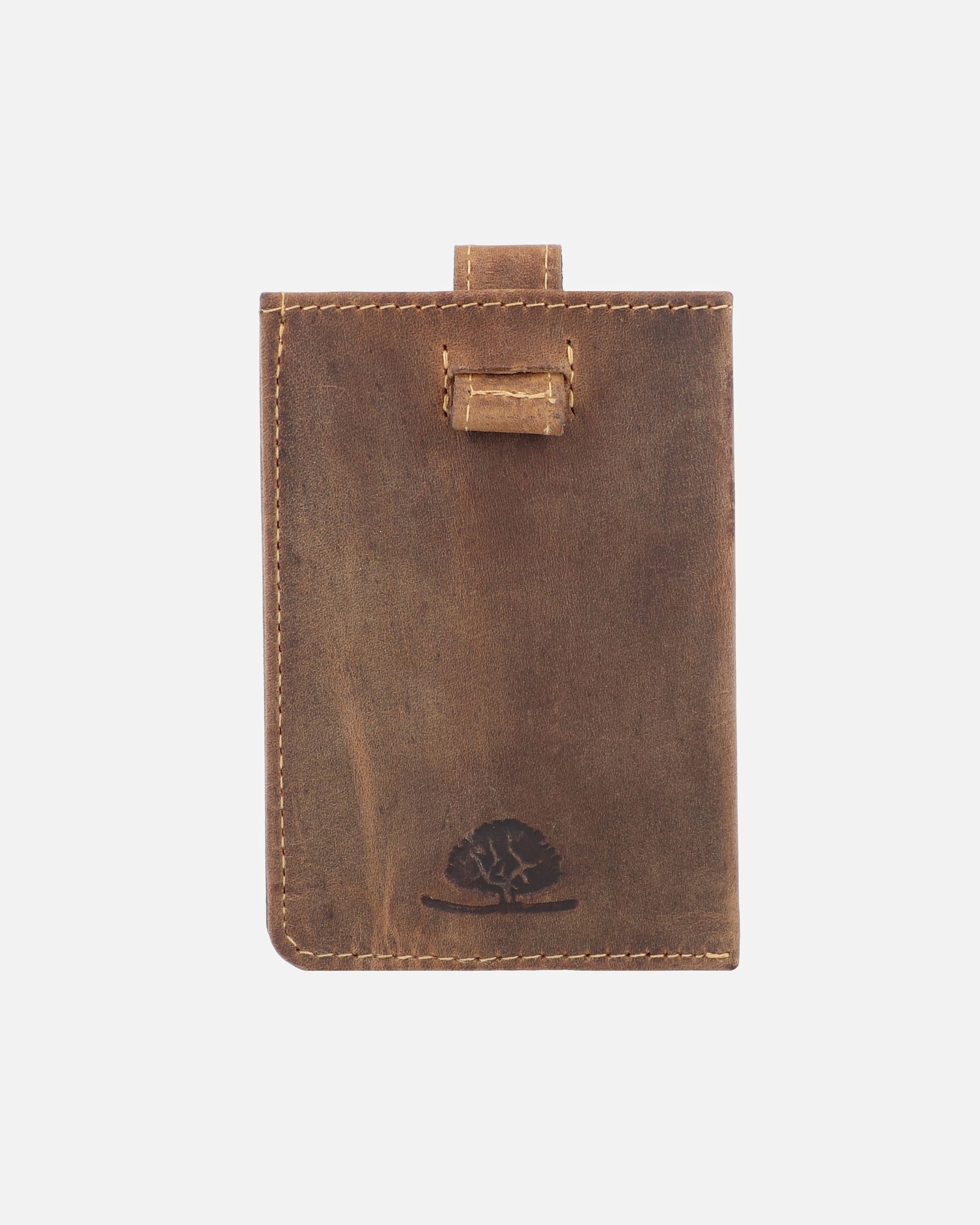 Etui für Männlich Greenburry Vintage Visitenkartenetui braun