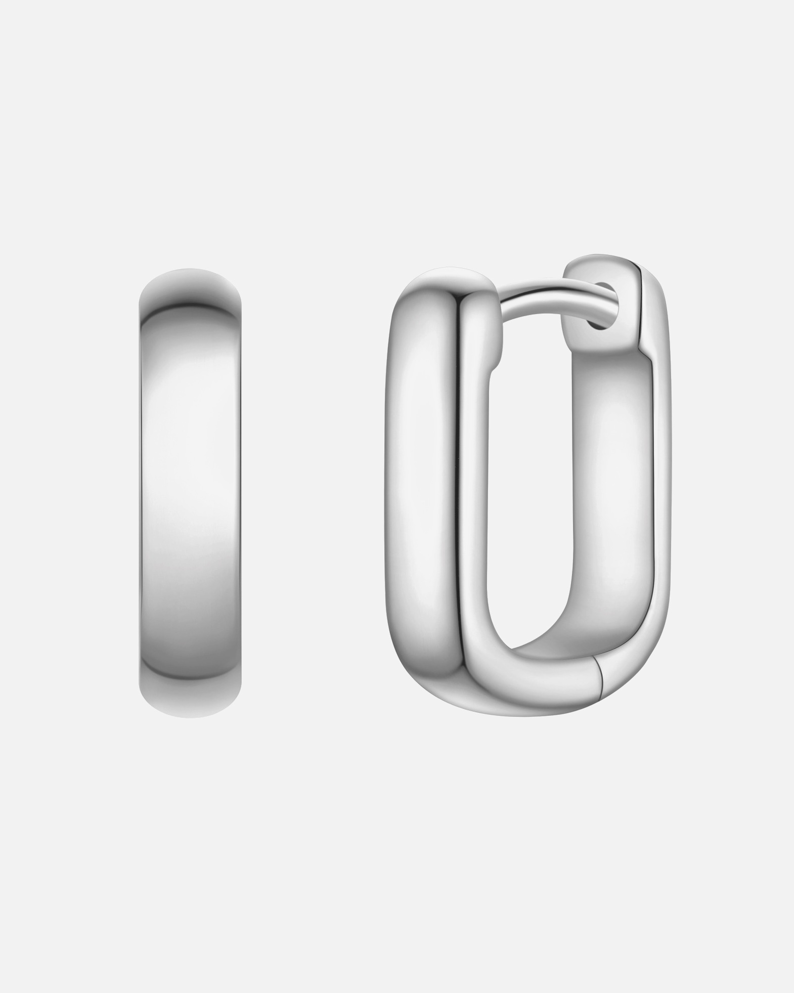 Creolen für Weiblich Glanzstücke München Creolen Sterling Silber 11,7 mm