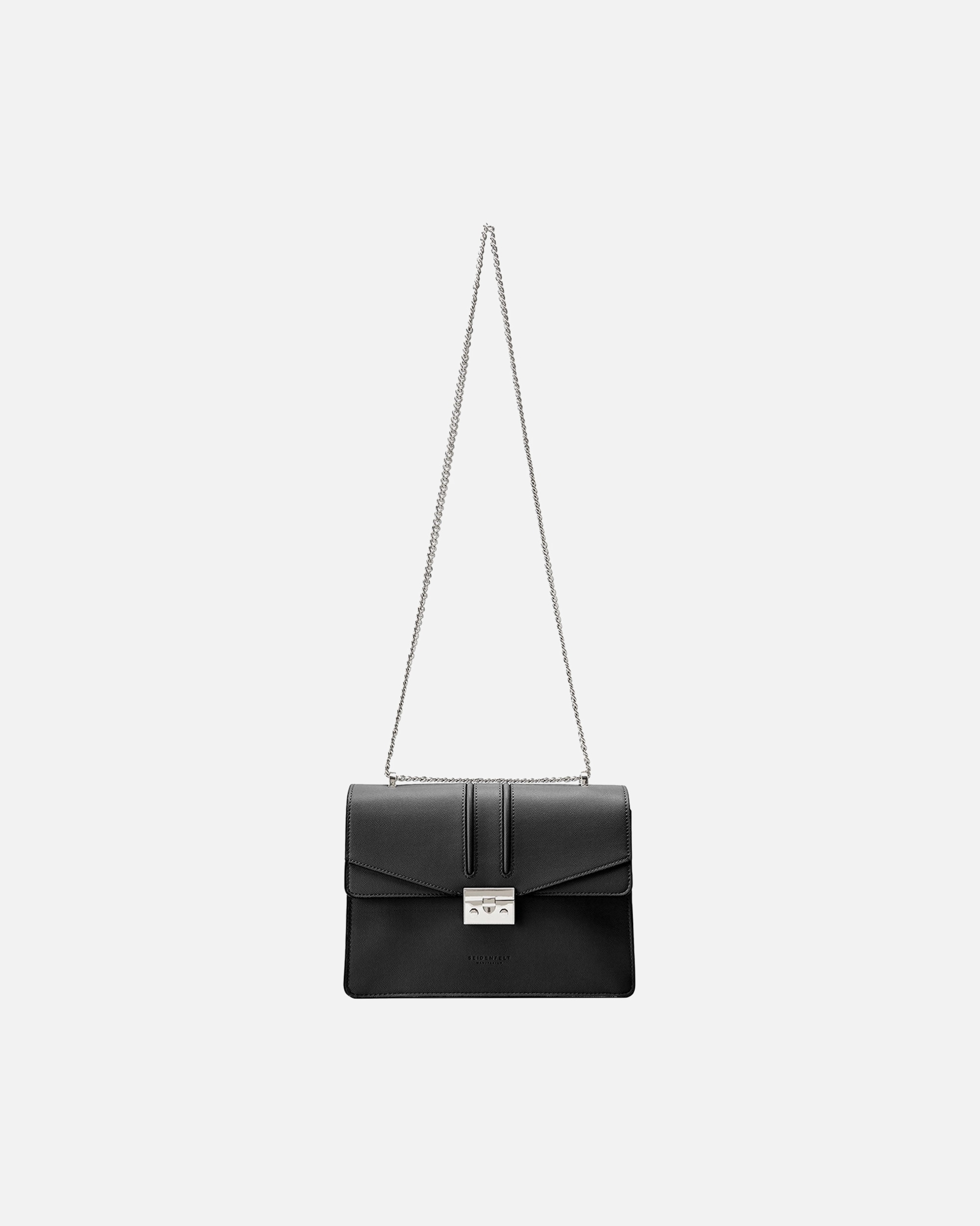 Handtasche für Weiblich Seidenfelt Roros Umhängetasche black 1
