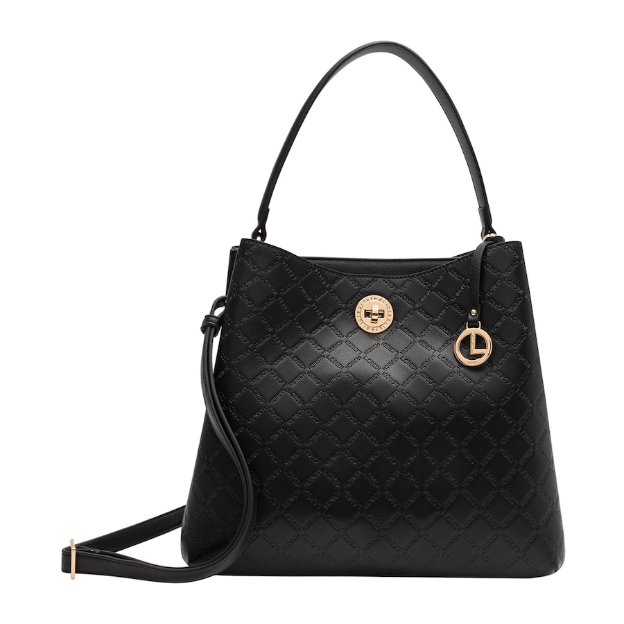 L.CREDI Filberta Schultertasche 30 cm schwarz Schwarz Damen