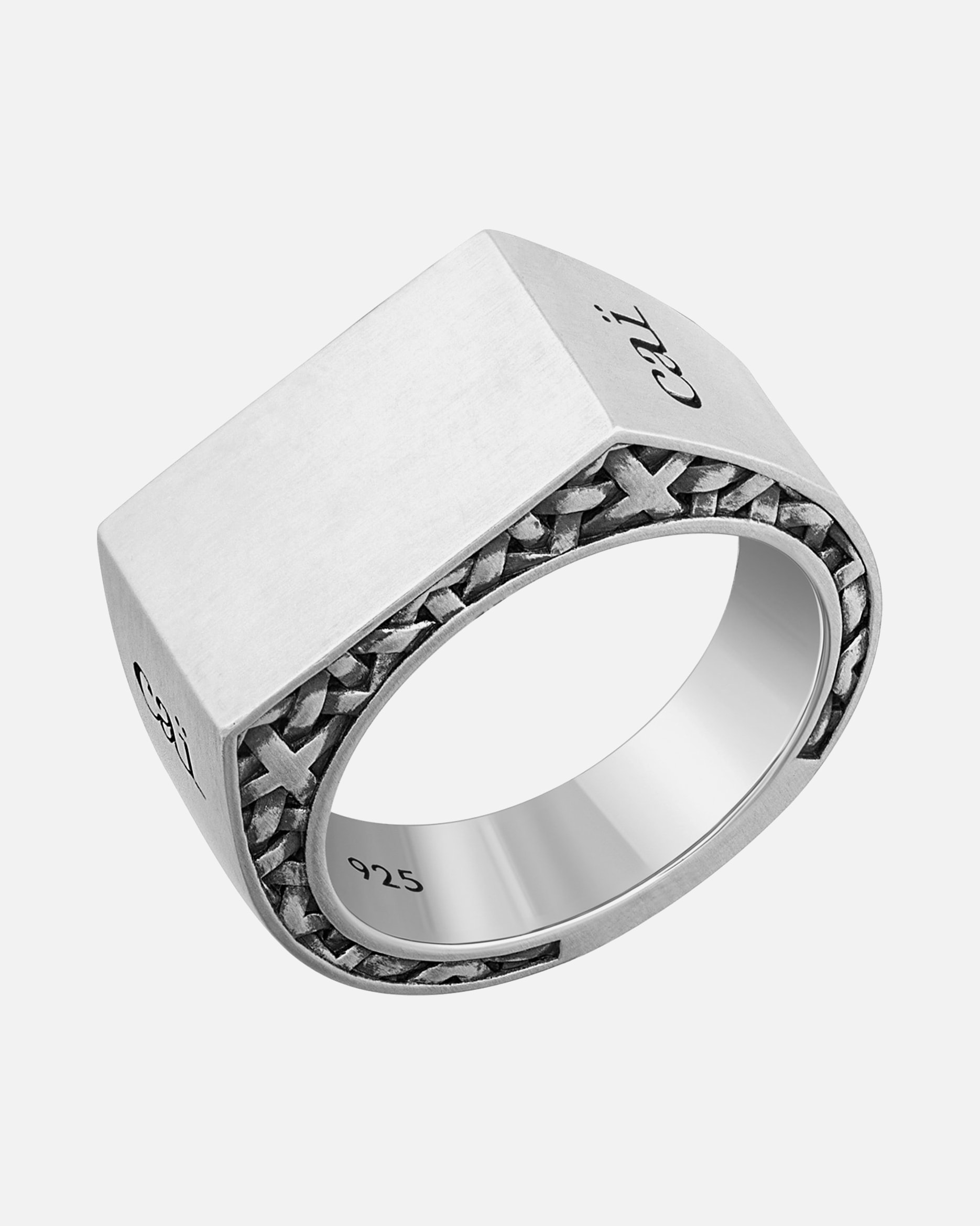 Ring für Männlich caï Herrenring 925er Silber 66