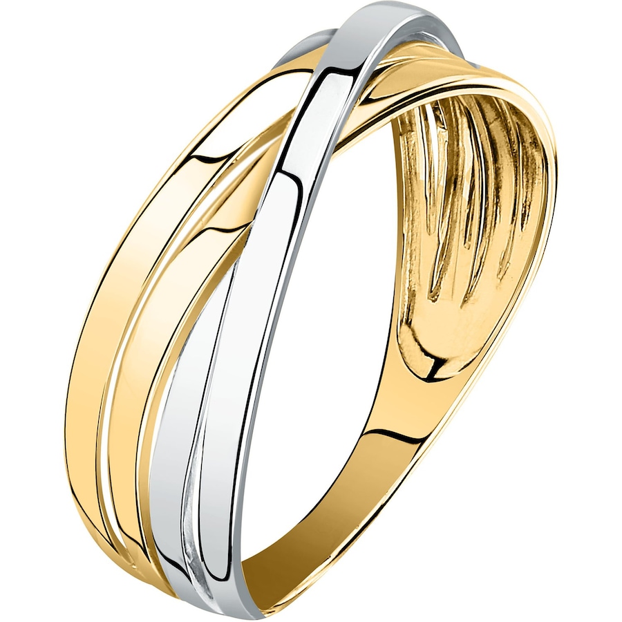 CHRIST Damenring 585er Gelbgold, Weißgold 54 Damen