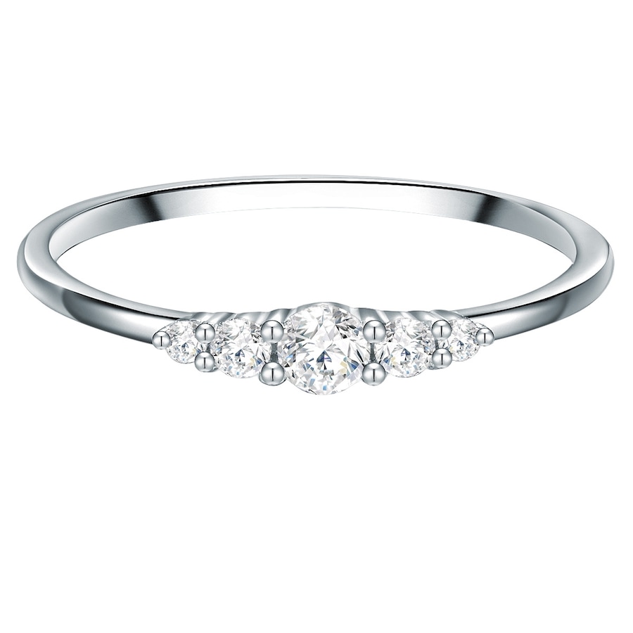 Trilani Ring aus Sterling Silber in silber mit Zirkonia 48 Damen