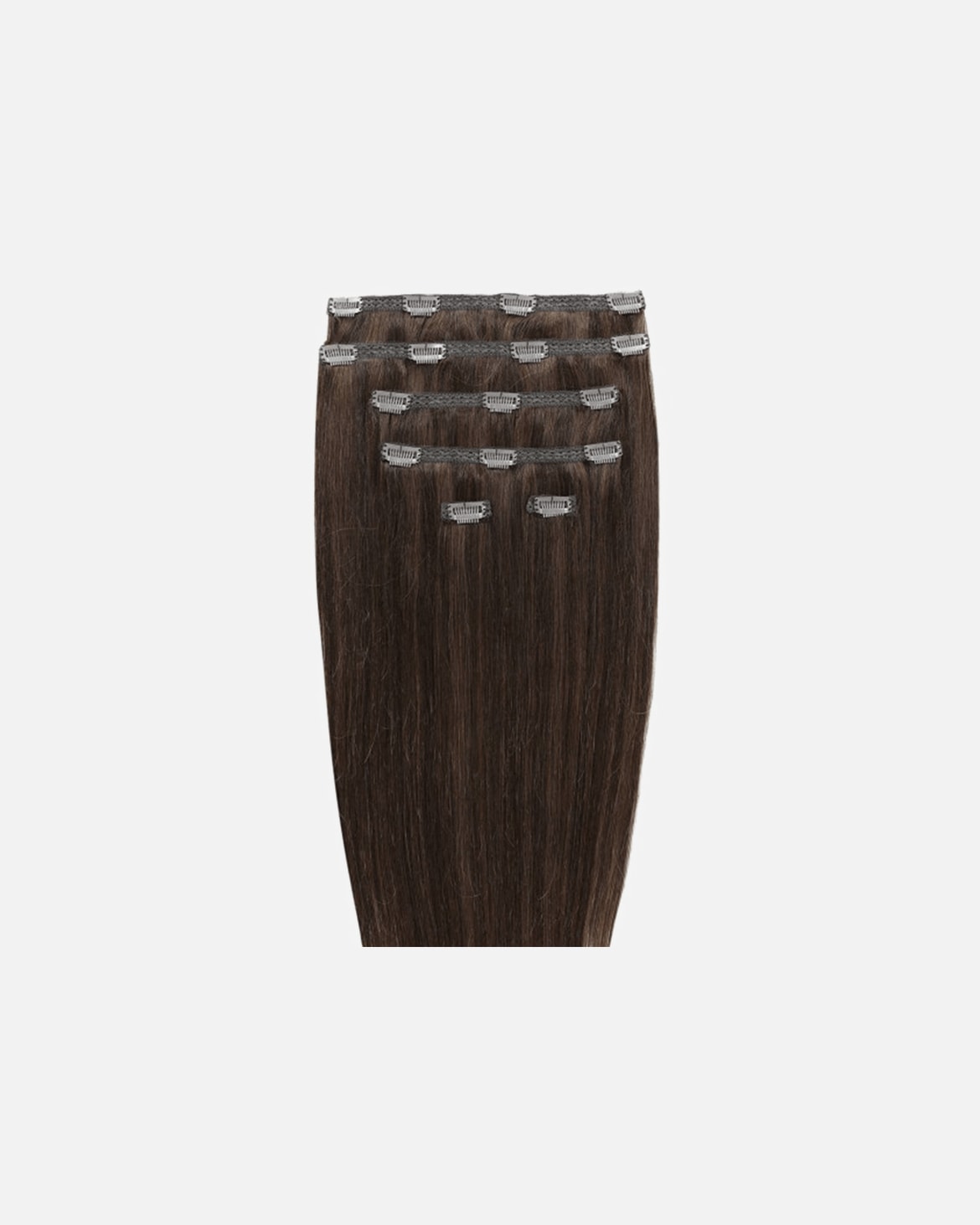 Extensions für Unisex Gold24 Gold24 Clip-in Extensions #4 Braun - 60 cm #4 Braun - 50 cm