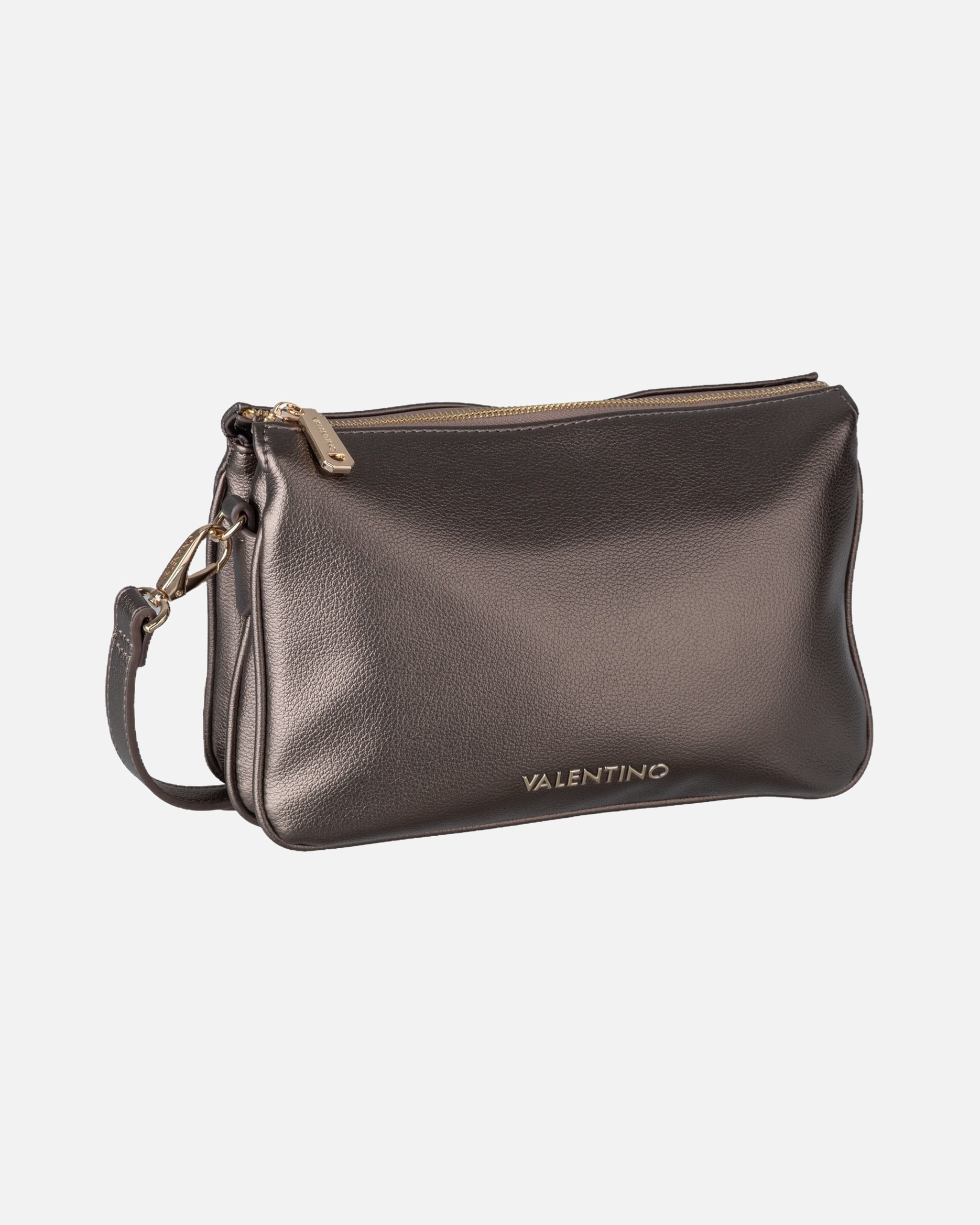 Rucksack für Weiblich Valentino Bags Schultertasche Barn O42 Gun Metal