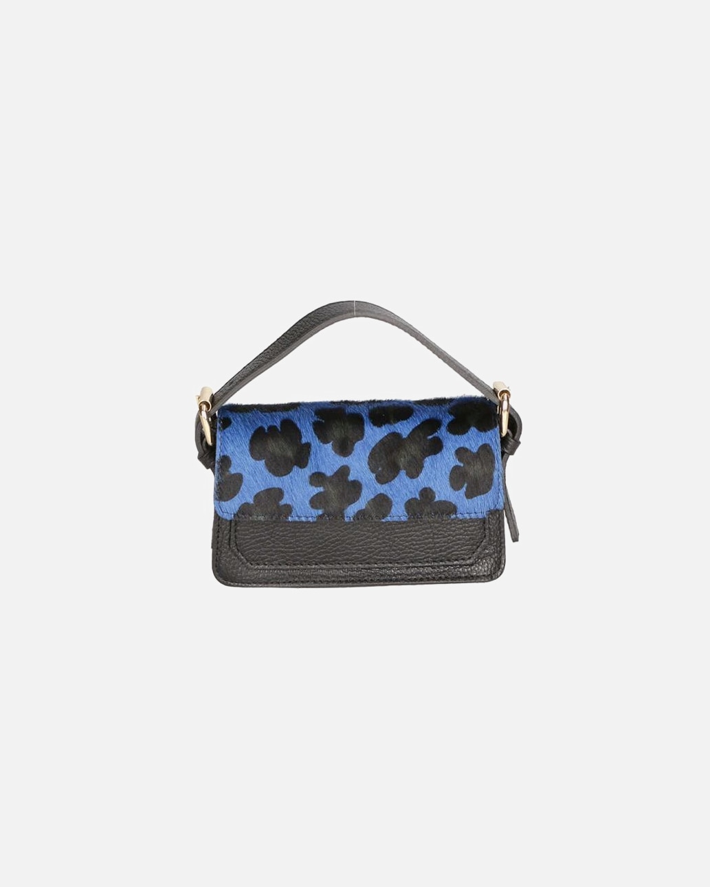 Tasche für Weiblich faina Handtasche Leopard Blu