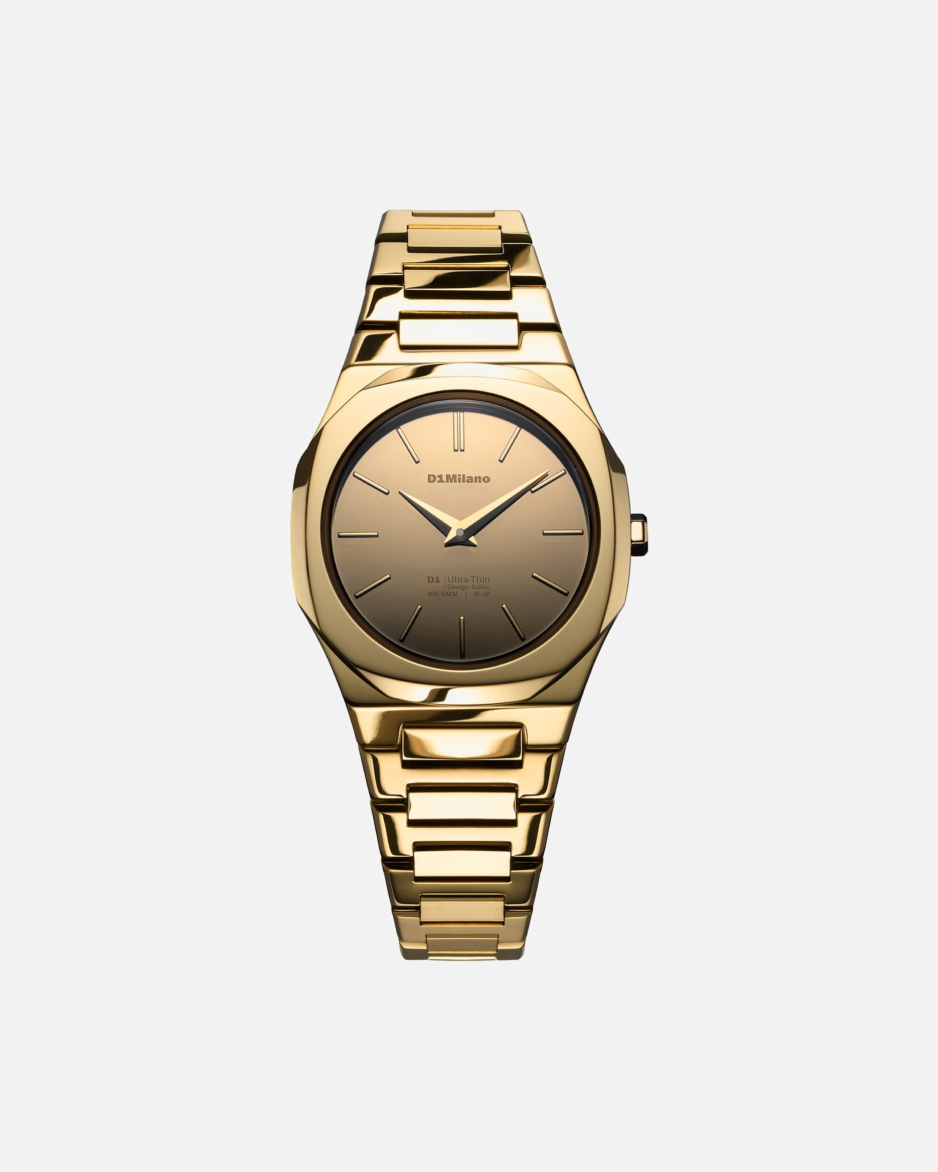 Uhr für Weiblich D1 Milano Default Brand Line Damenuhr Edelstahl gold