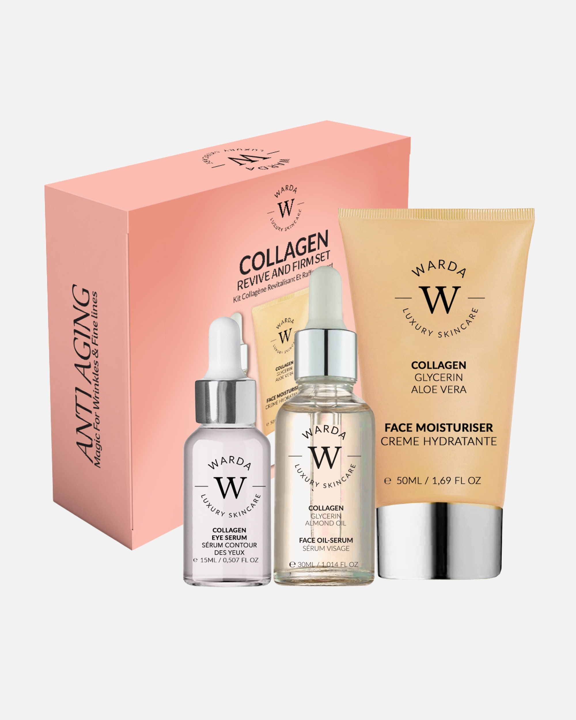 Anti-Aging Pflege für Weiblich WARDA LUXURY SKINCARE Collagen Lifter Set 1 Stück Stück