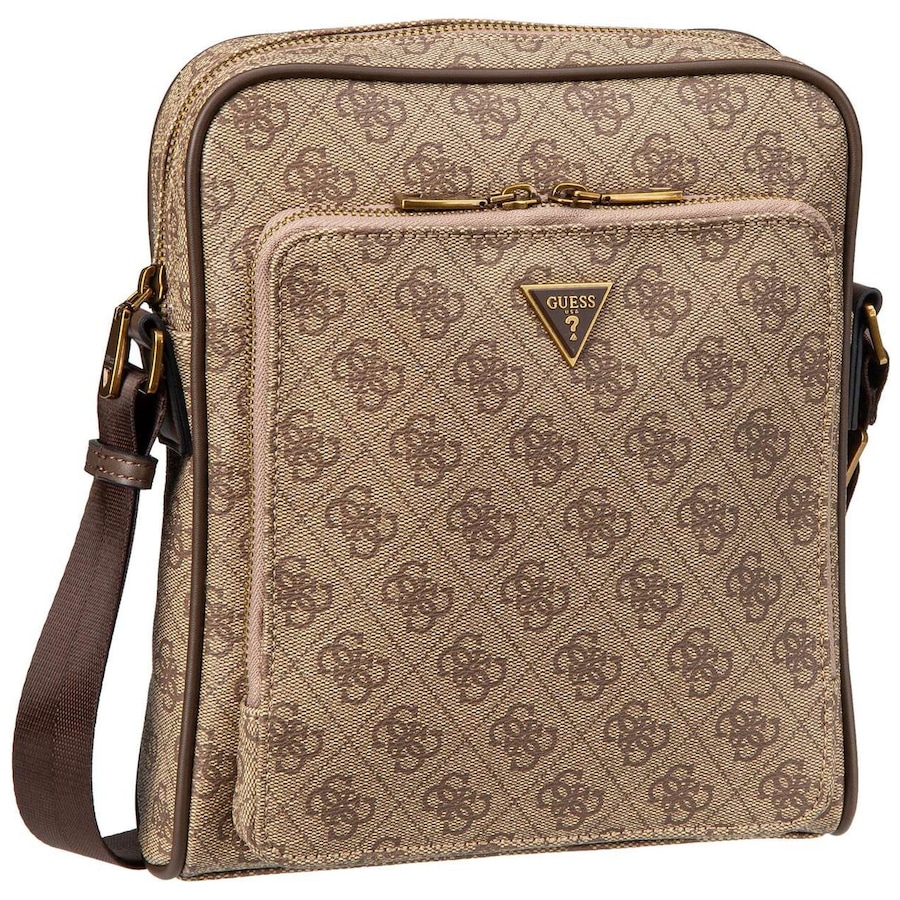 Guess Bodybag Milano 4G Eco Top Zip Beige/Brown Nude Herren