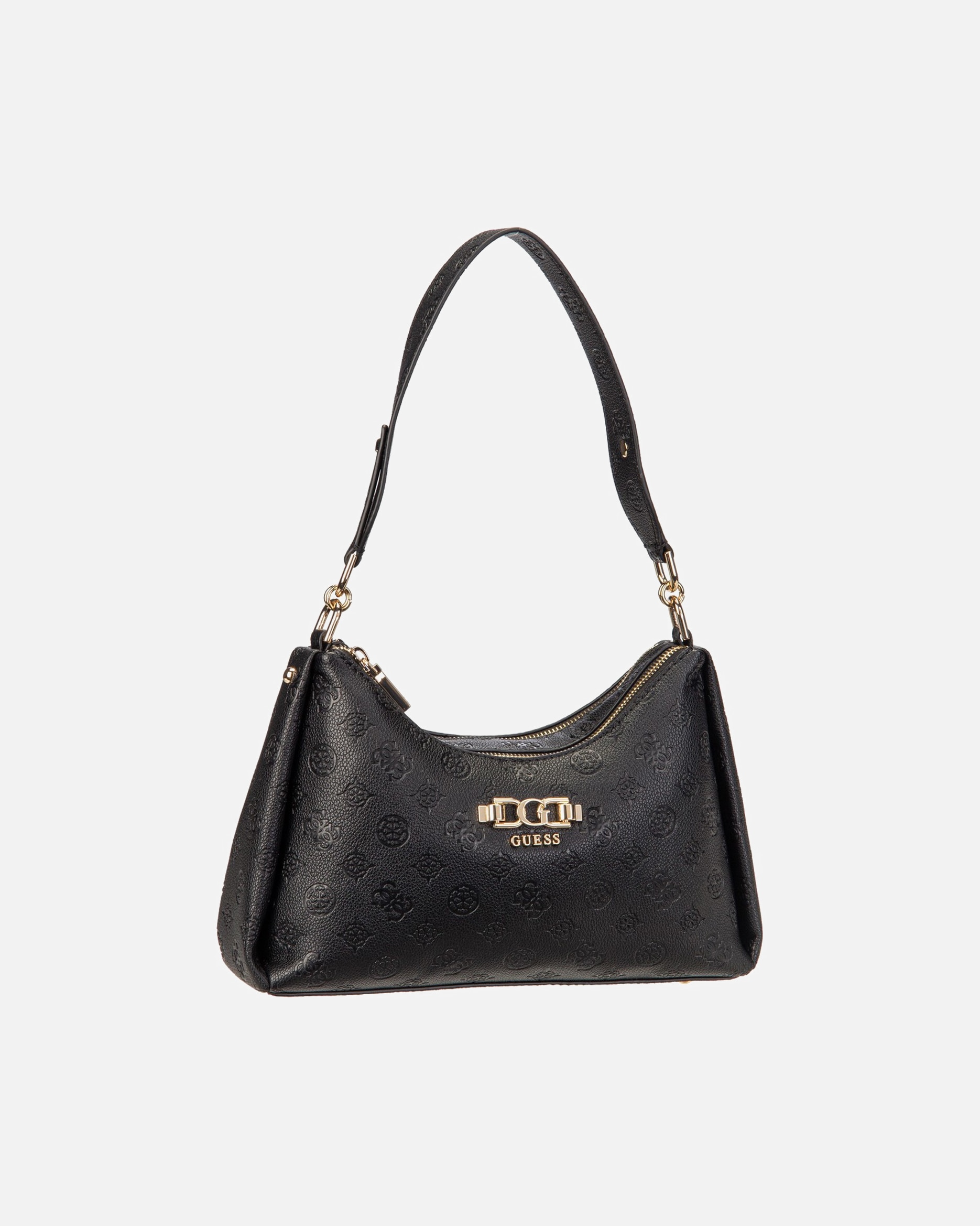 Handtasche für Weiblich Guess Handtasche Anise Double Zip Black Logo