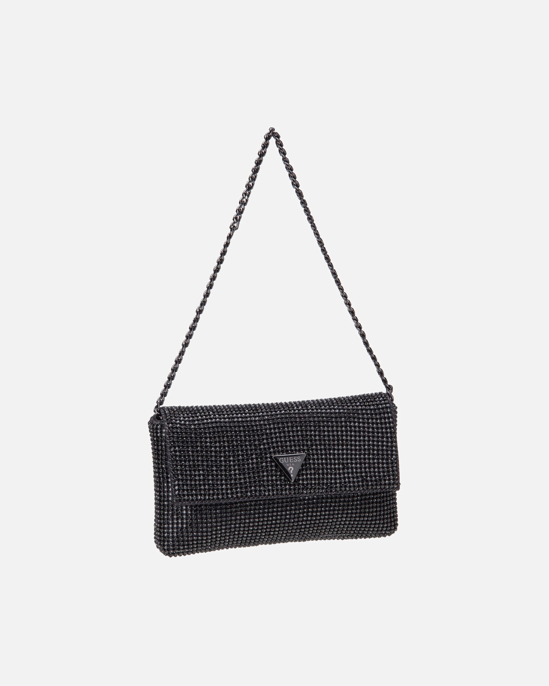 Handtasche für Weiblich Guess Clutch Zalina Flap Black