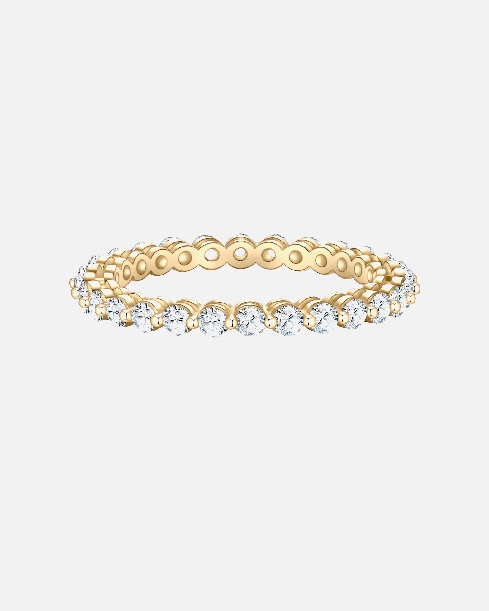 Ring für Weiblich Glanzstücke München Ring aus Sterling Silber in gelbgold mit Zirkonia 56