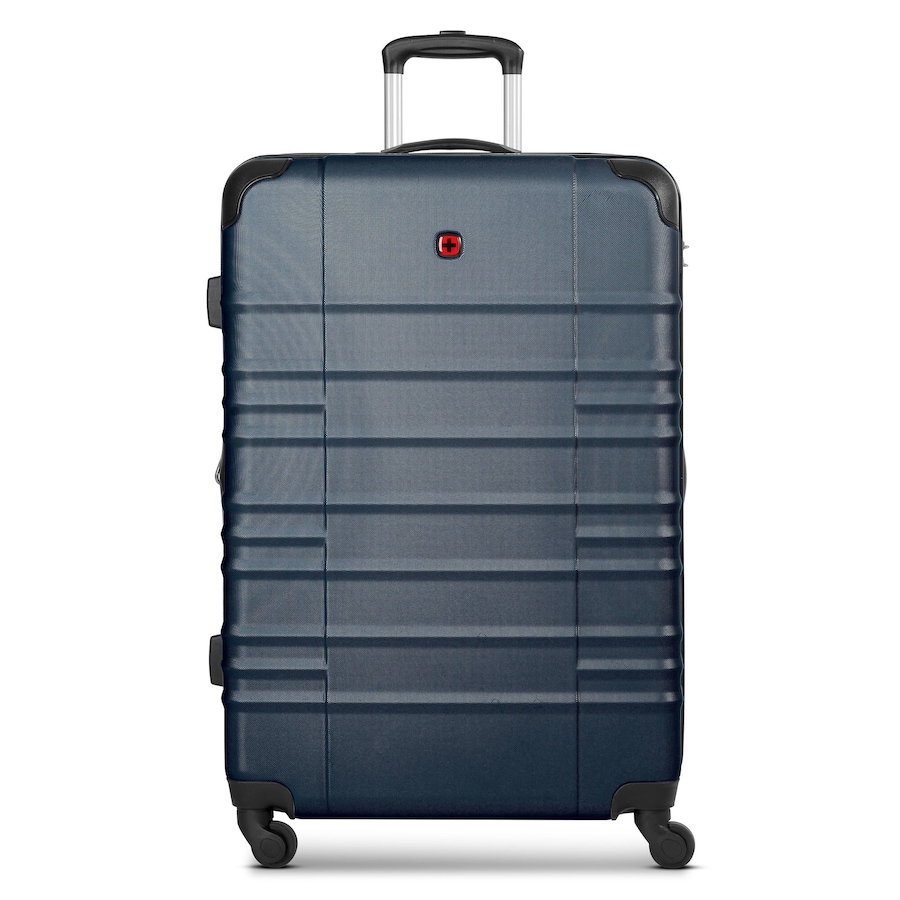 Wenger Amplar Evo 4 Rollen Trolley L 75 cm mit Dehnfalte navy blue Schwarz Herren