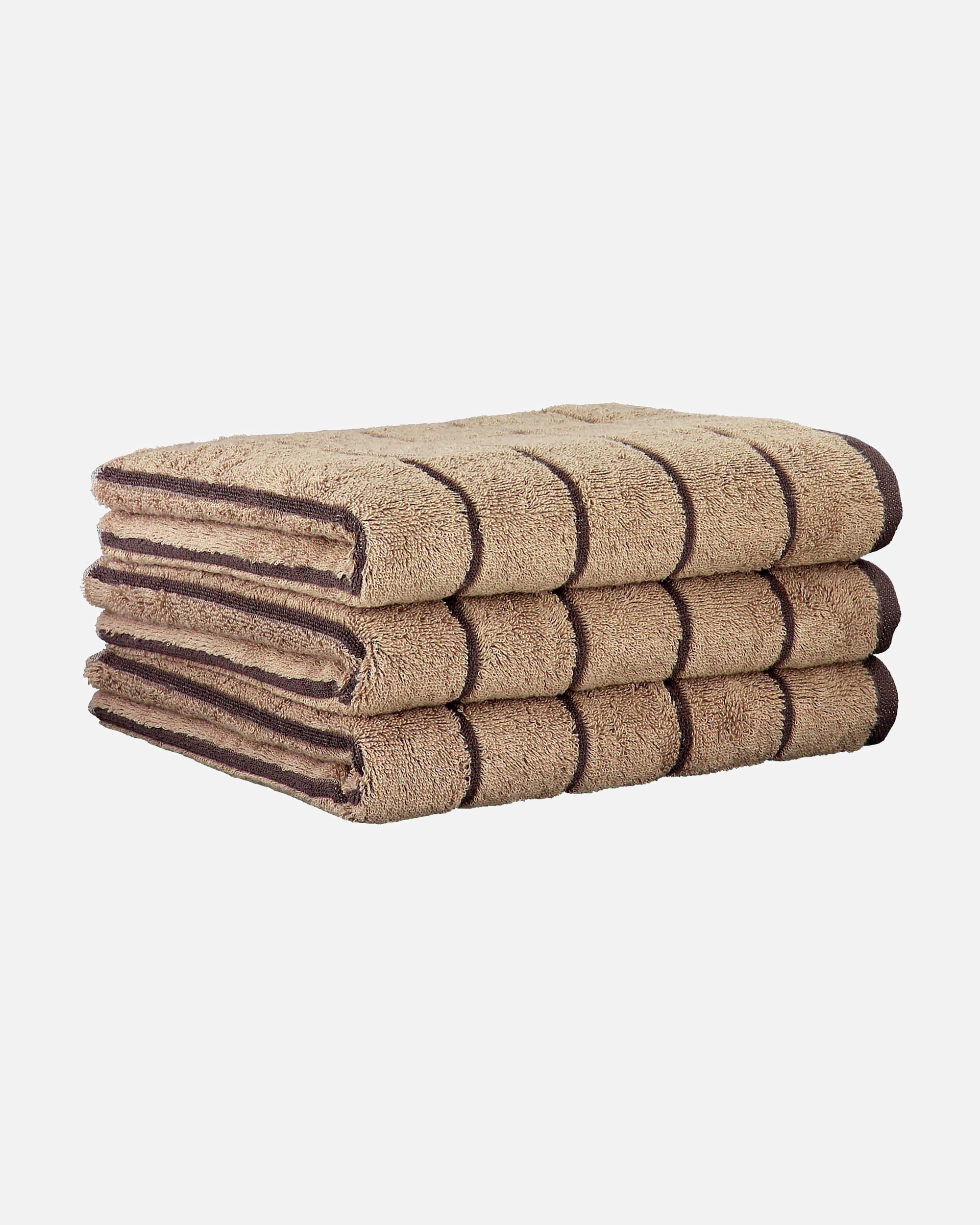 Handtuch für Unisex Cawö Gästetuch 3er Pack 'Balance' Sand