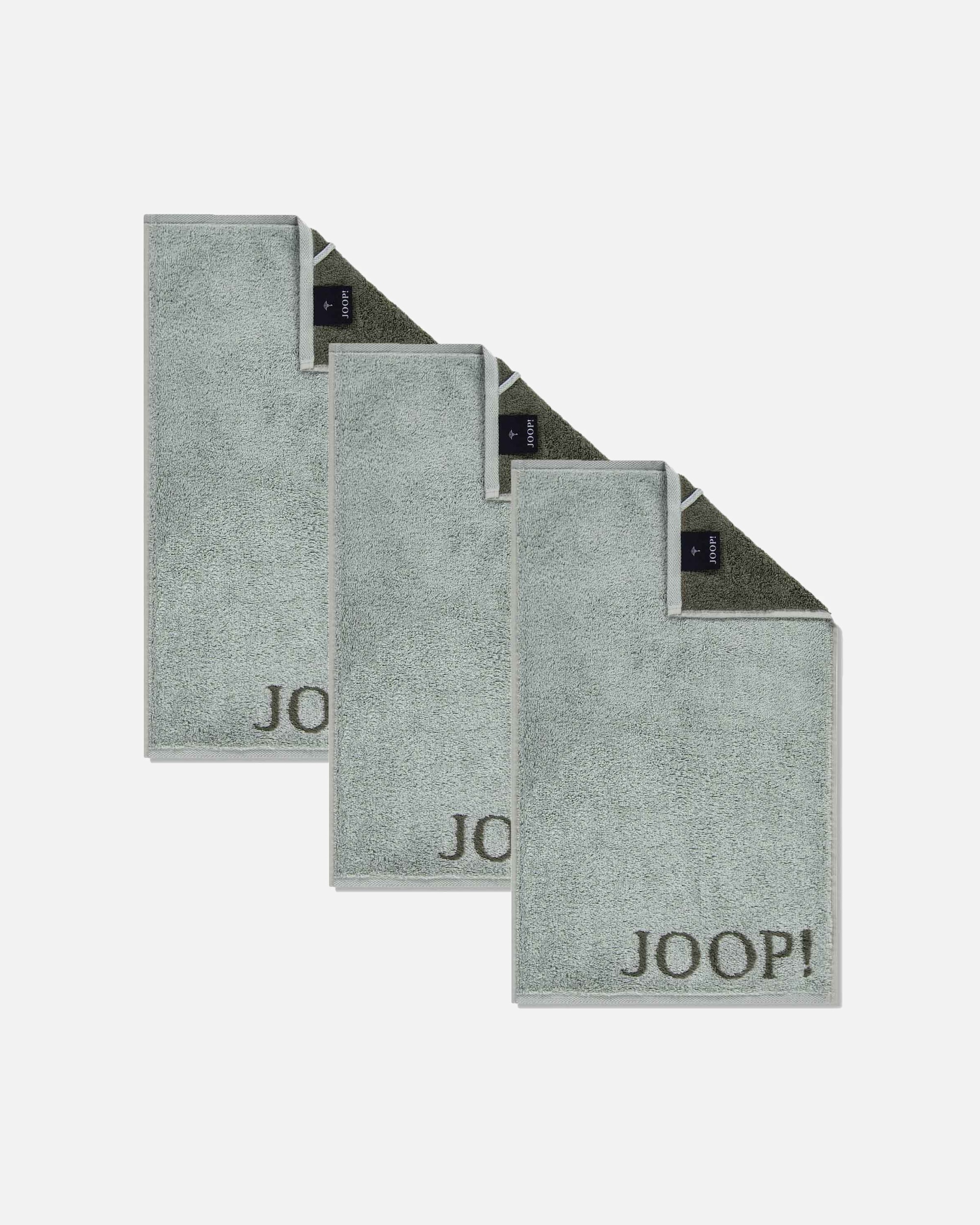 Handtuch für Unisex JOOP! Gästetuch Baumwolle Salbei