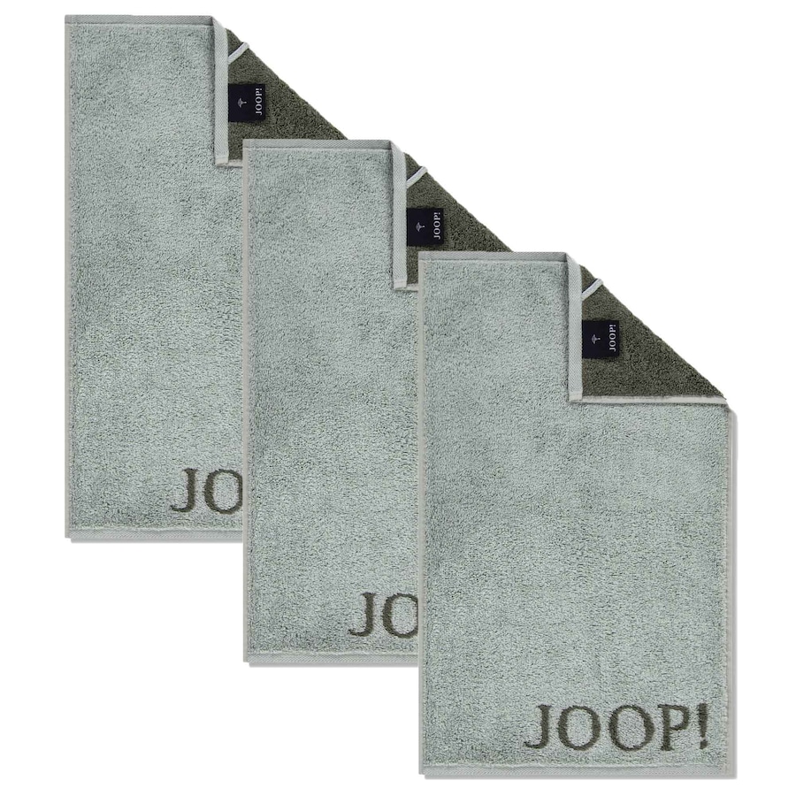 JOOP! Gästetuch 3er Pack 'Classic Frottier' Salbei