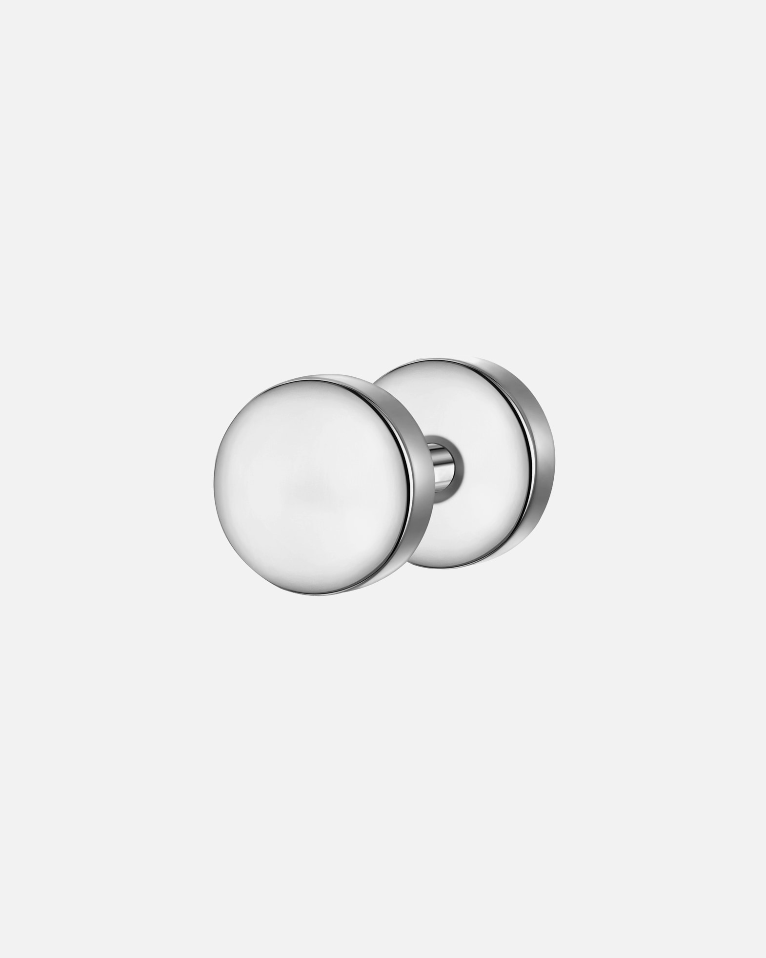 Ohrringe für Männlich True Rebels Ohrstecker aus Edelstahl in Silber 5,9 mm