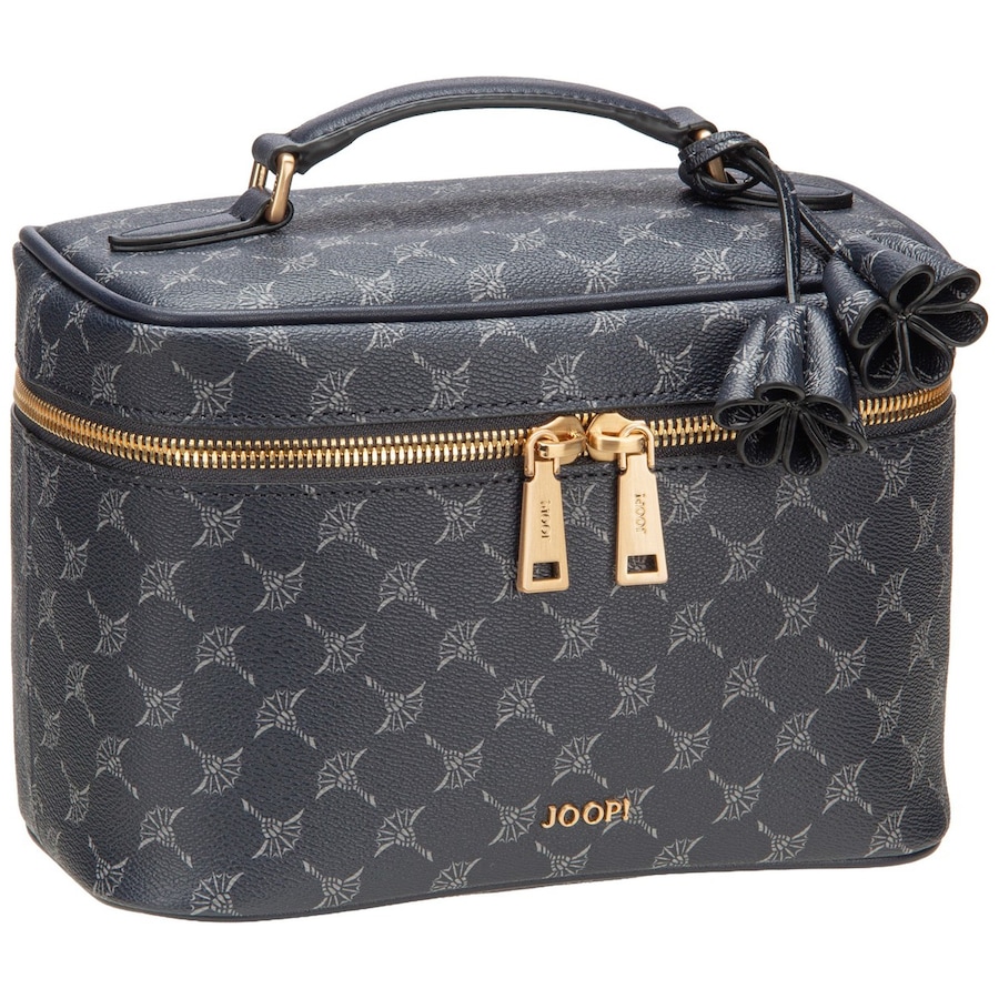 JOOP! Kosmetiktasche Cortina 1.0 Flora Washbag MHZ Dark Navy Schwarz Damen