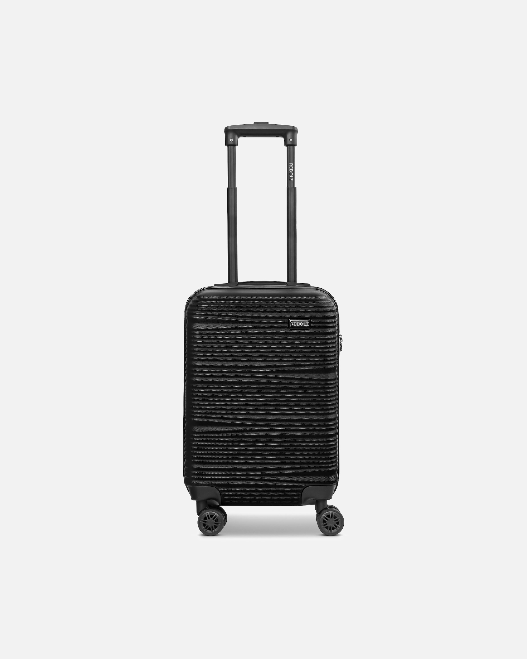Handgepäckkoffer für Männlich Redolz Essentials 16 CABIN 4-Rollen Kabinentrolley 55 cm slim black