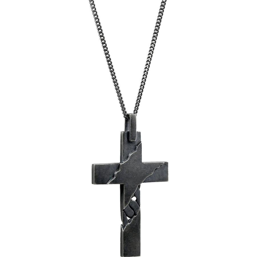 caï Kette 925er Silber One Size Weiss Herren