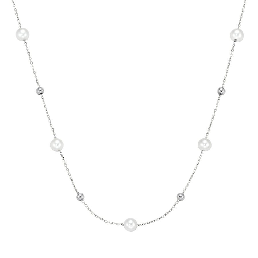 Giorgio Martello Milano Collier mit Süßwasser-Perlen, Silber 925