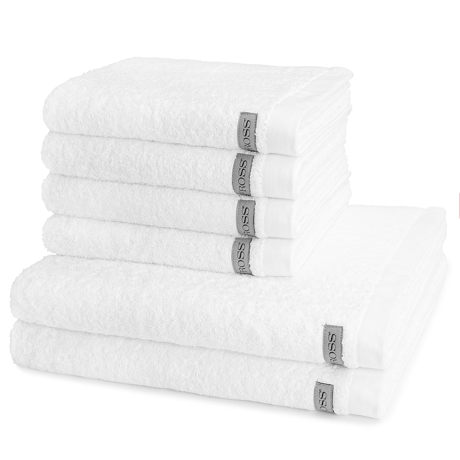 ROSS Handtuch-Set Sinfonie (6-teilig) Weiß Weiss