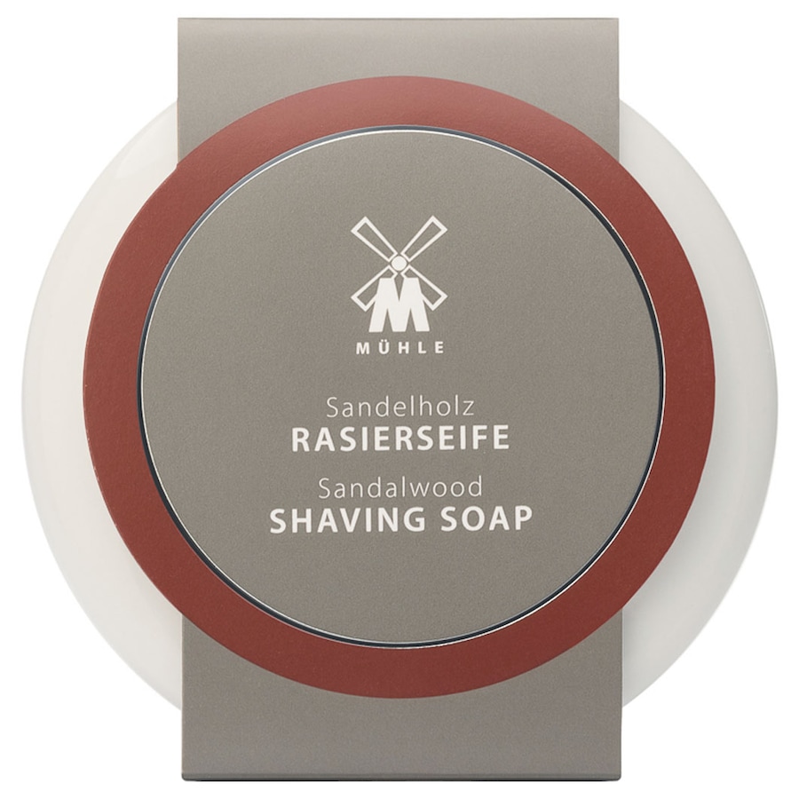 Mühle Rasierseife Sandelholz in Porzellanschale Herren