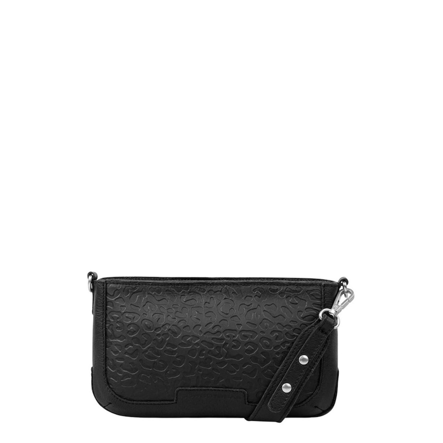 Cowboysbag Umhängetasche schwarz - leder Schwarz Damen