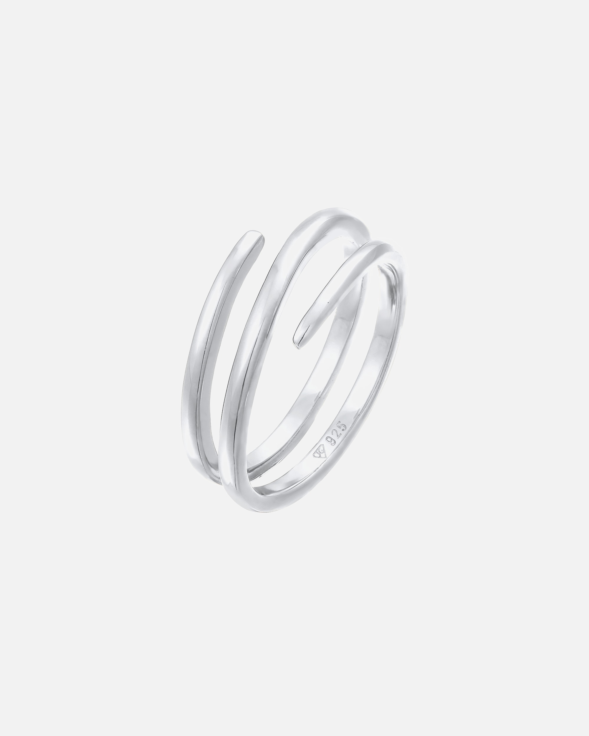 Ring für Weiblich Elli Wickelring Statement Filigran 925 Silber 48