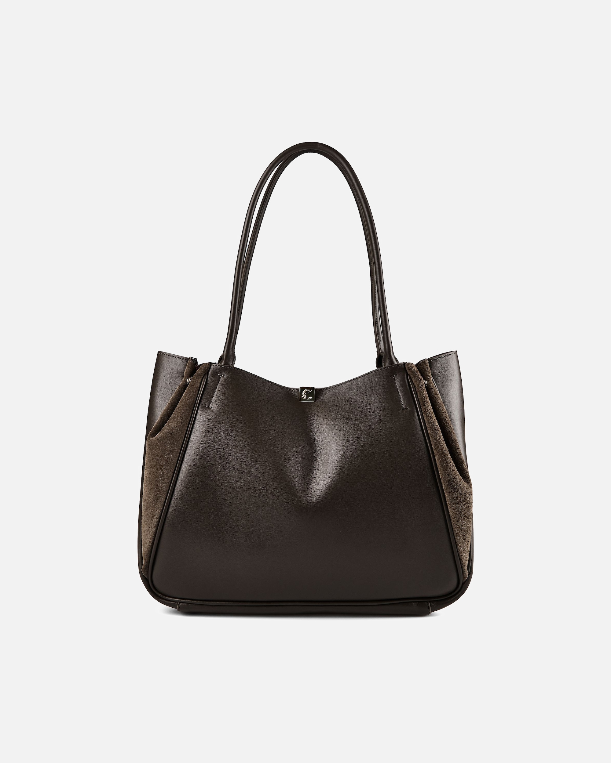 Tasche für Weiblich Coccinelle Pansy Schultertasche fango-fango