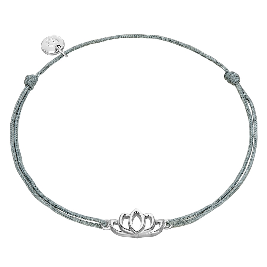 Glanzstücke München Armband Lotusblume Sterling Silber in 15,0 - 22,0 cm, flexibel einstellbar Damen