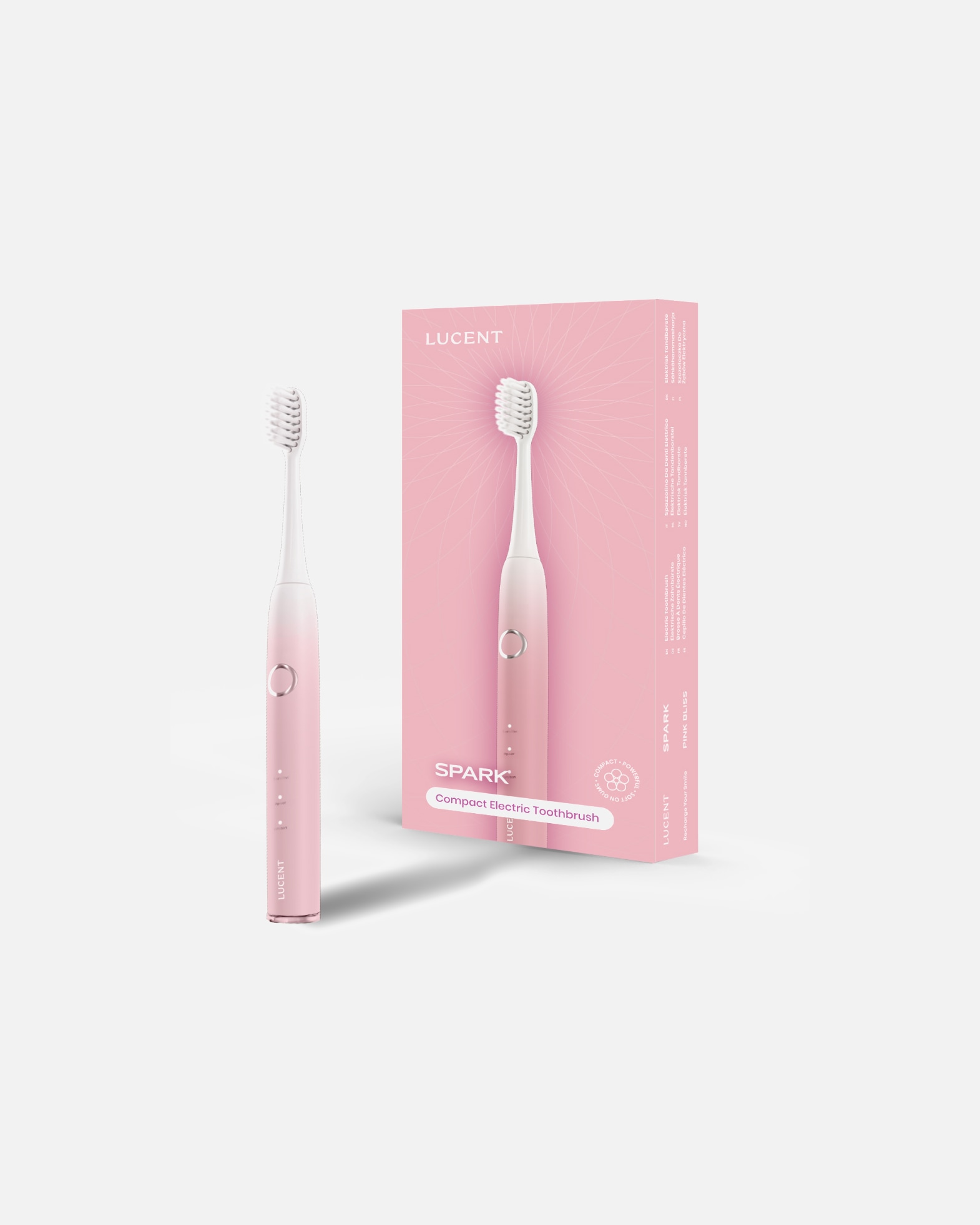 Elektrische Zahnbürste für Unisex Lucent Default Brand Line Spark Elektrische Schall Zahnbürste pink 1 Stück