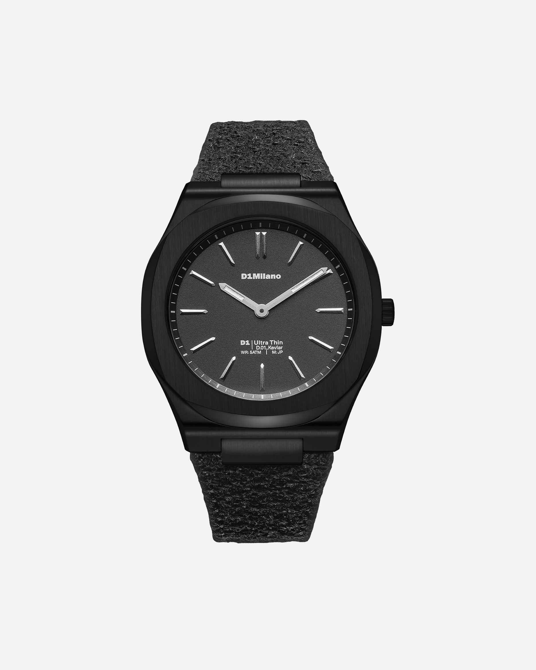 Uhr für Männlich D1 Milano Default Brand Line Herrenuhr Edelstahl, Textil One Size