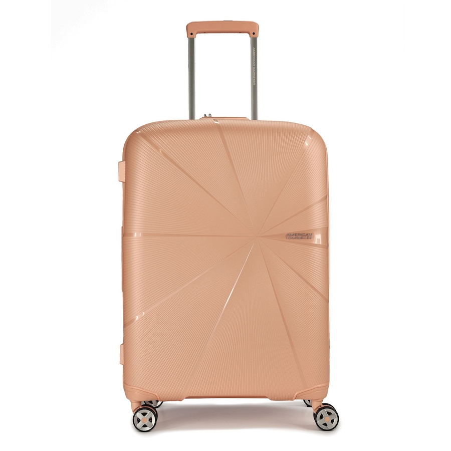 American Tourister Starvibe 4 Rollen Trolley 67 cm mit Dehnfalte metallic peach Coral Herren