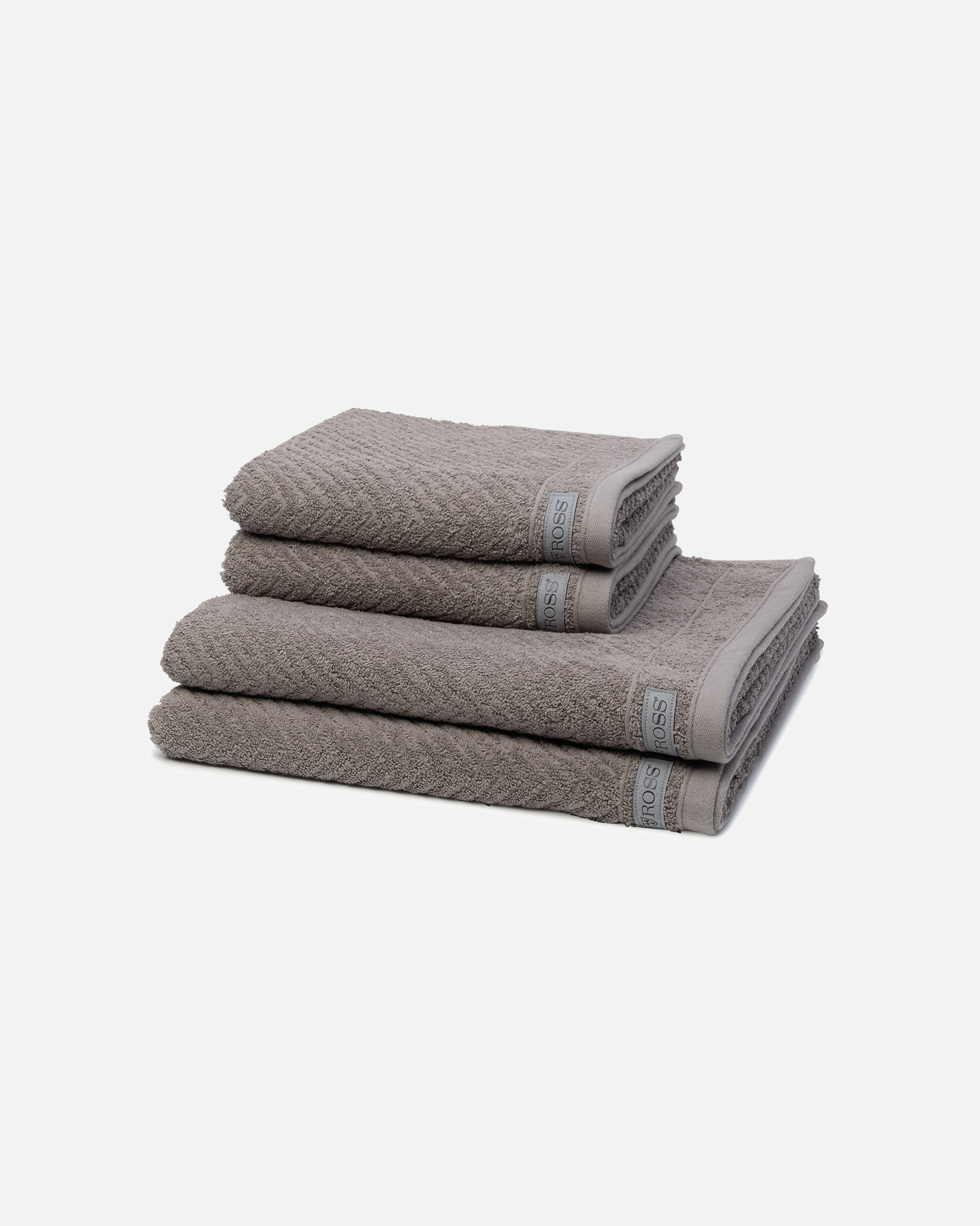 Handtuch für Unisex ROSS Handtuch-Set Smart (4-teilig) Flanell