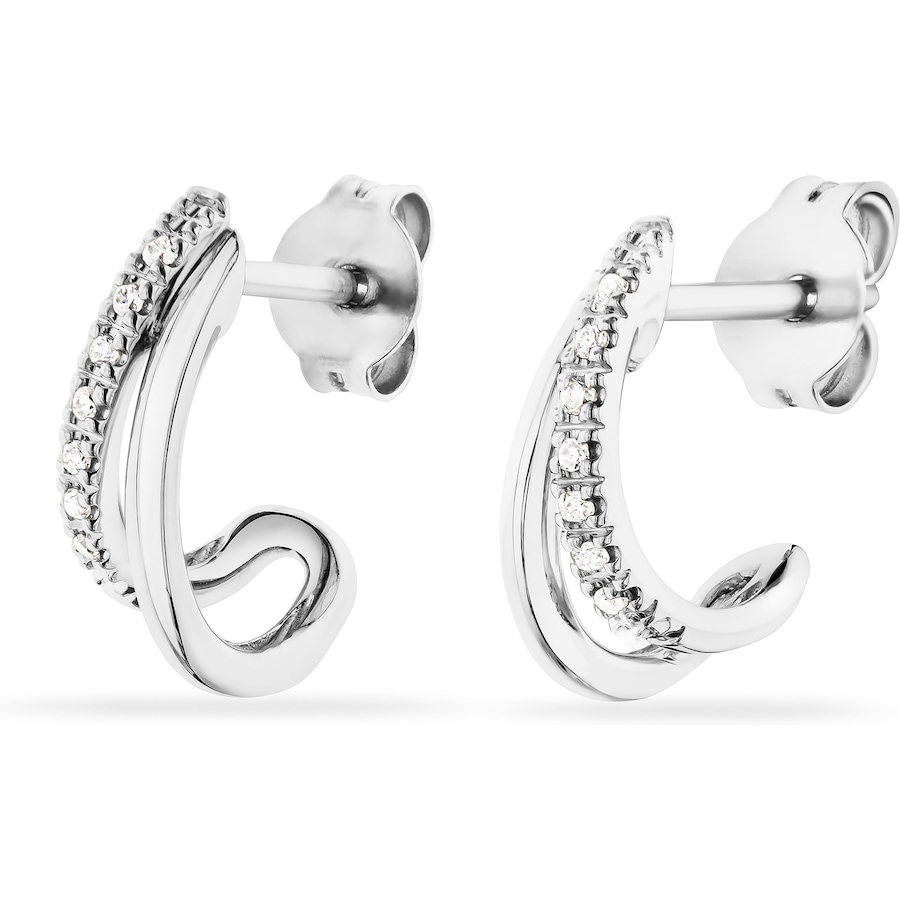 CHRIST Ohrstecker 375er Weißgold One Size Damen