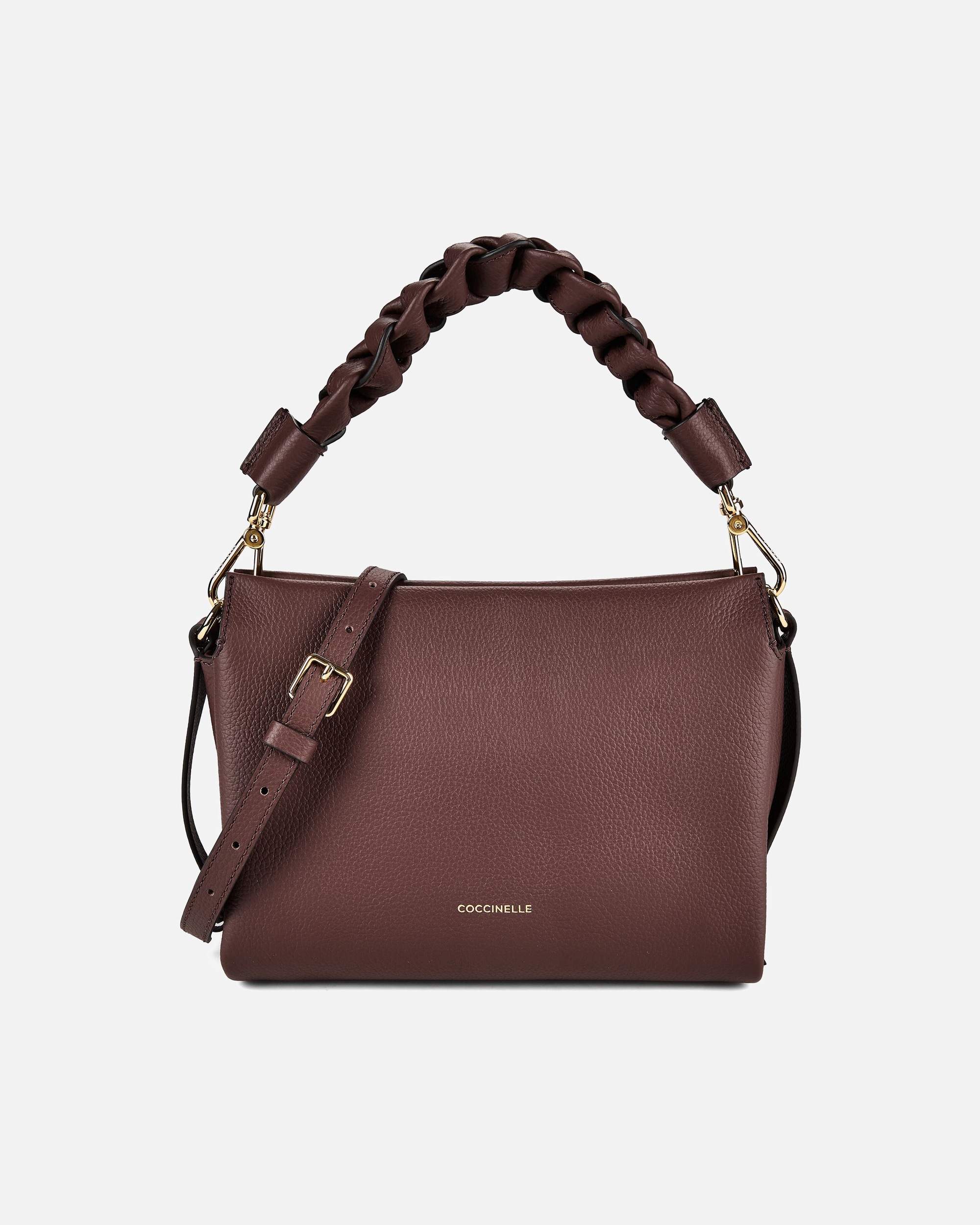 Handtasche für Weiblich Coccinelle Handtasche Boheme Grana Double berry-wint.rose