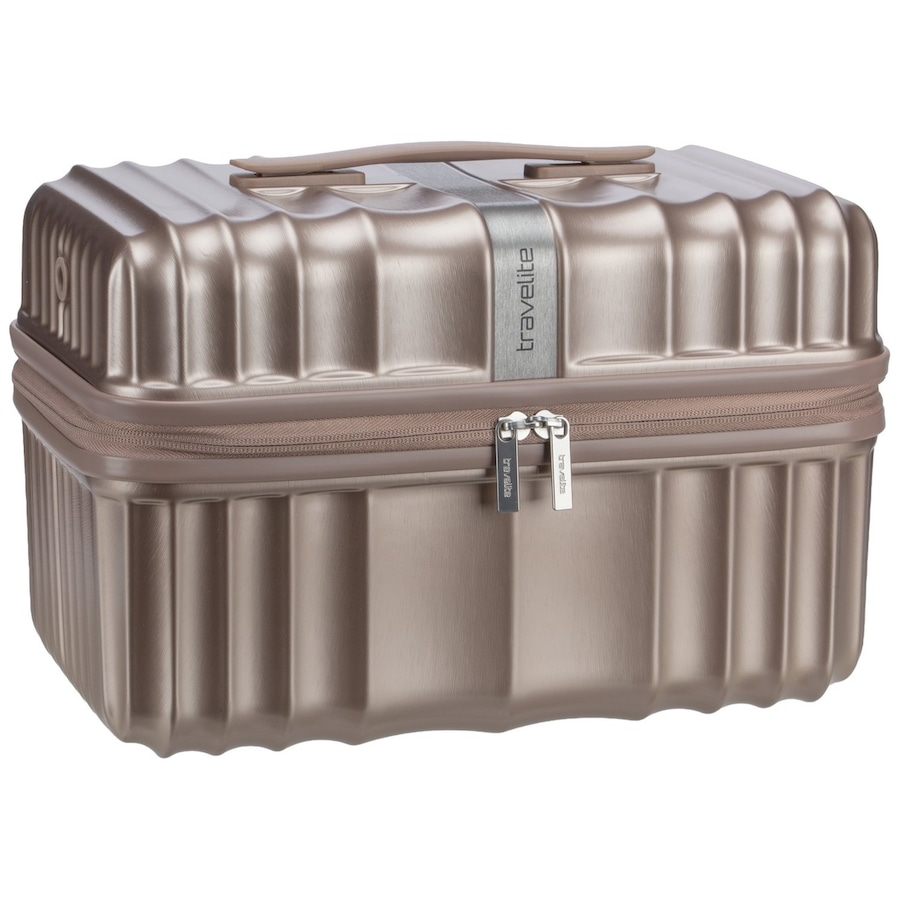 Travelite Kosmetiktasche Paros Beauty Case Cappuccino Braun