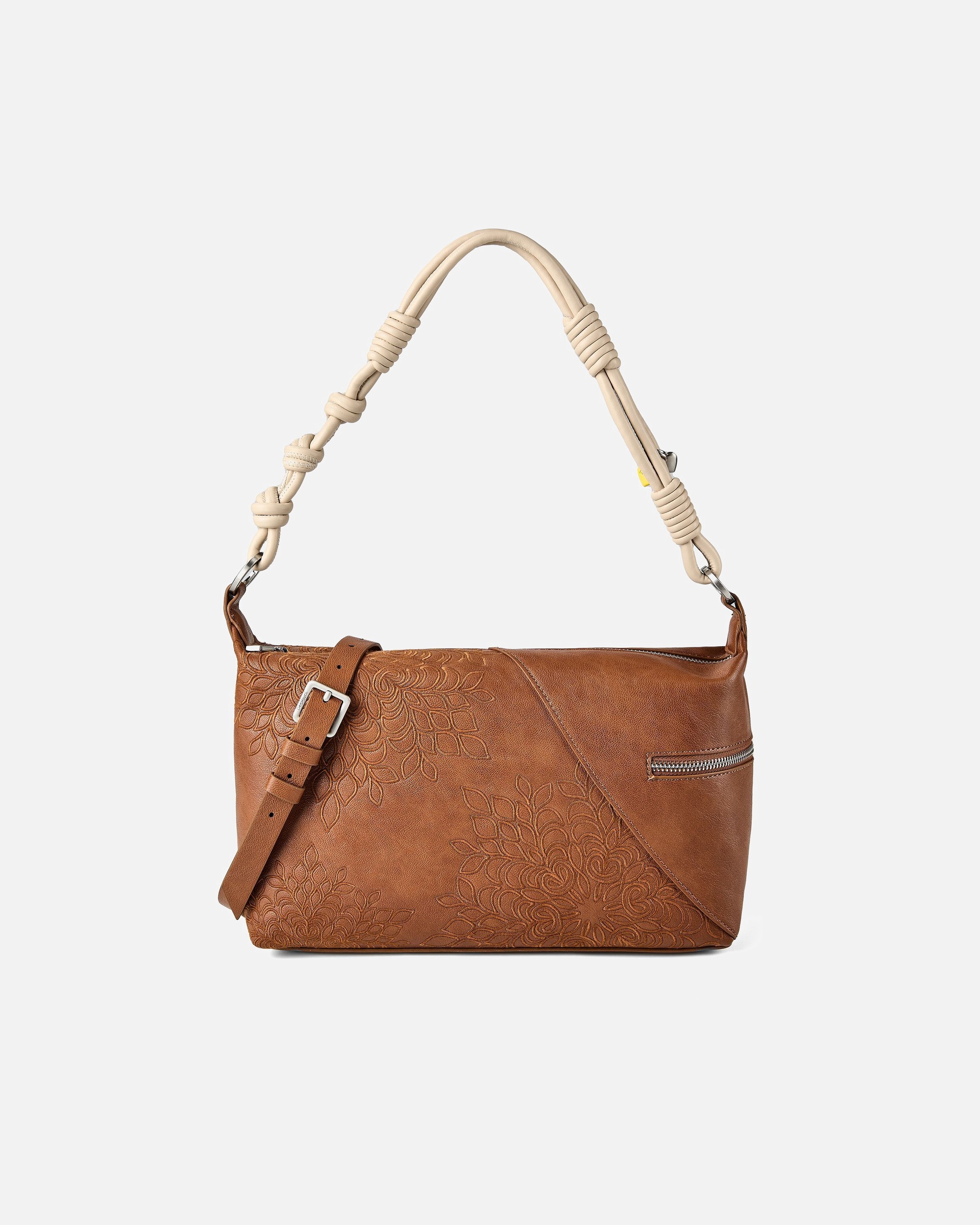 Clutch für Weiblich Desigual Sierra Schultertasche brown