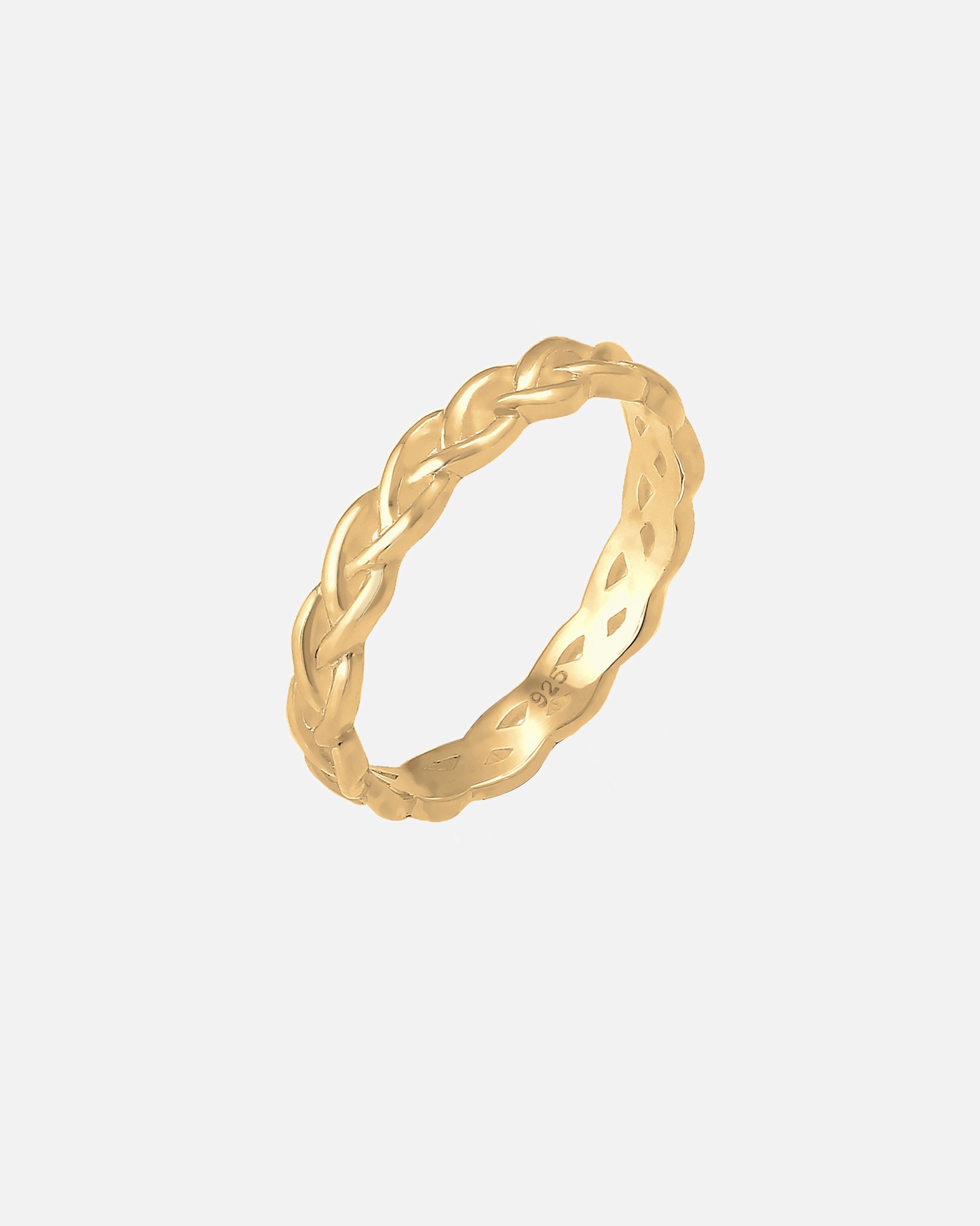 Ring für Weiblich Elli Knoten Twisted Trend Blogger Unendlich 925 Silber 52