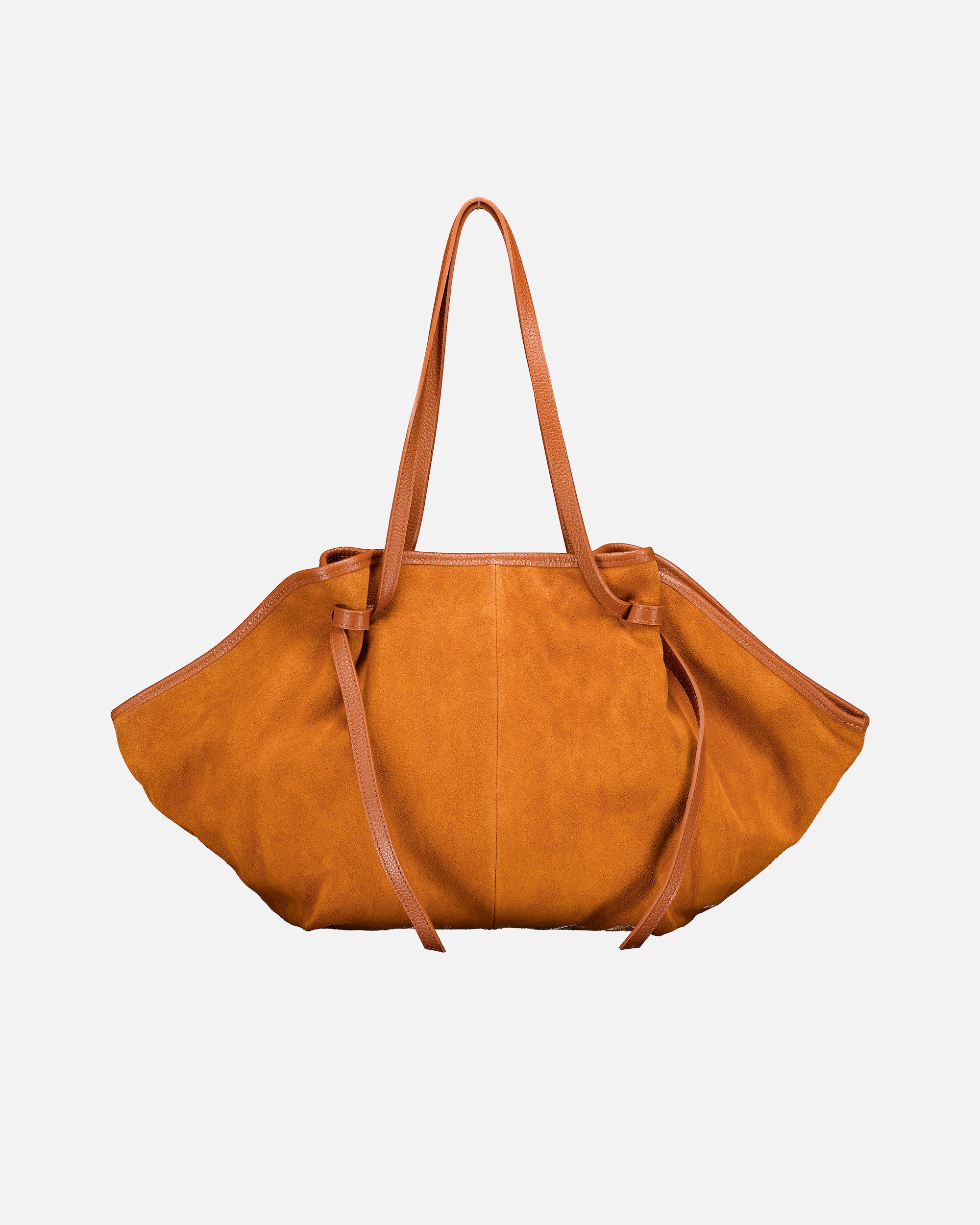 Shopper für Weiblich Hausfelder Manufaktur Shopper Velours Cognac