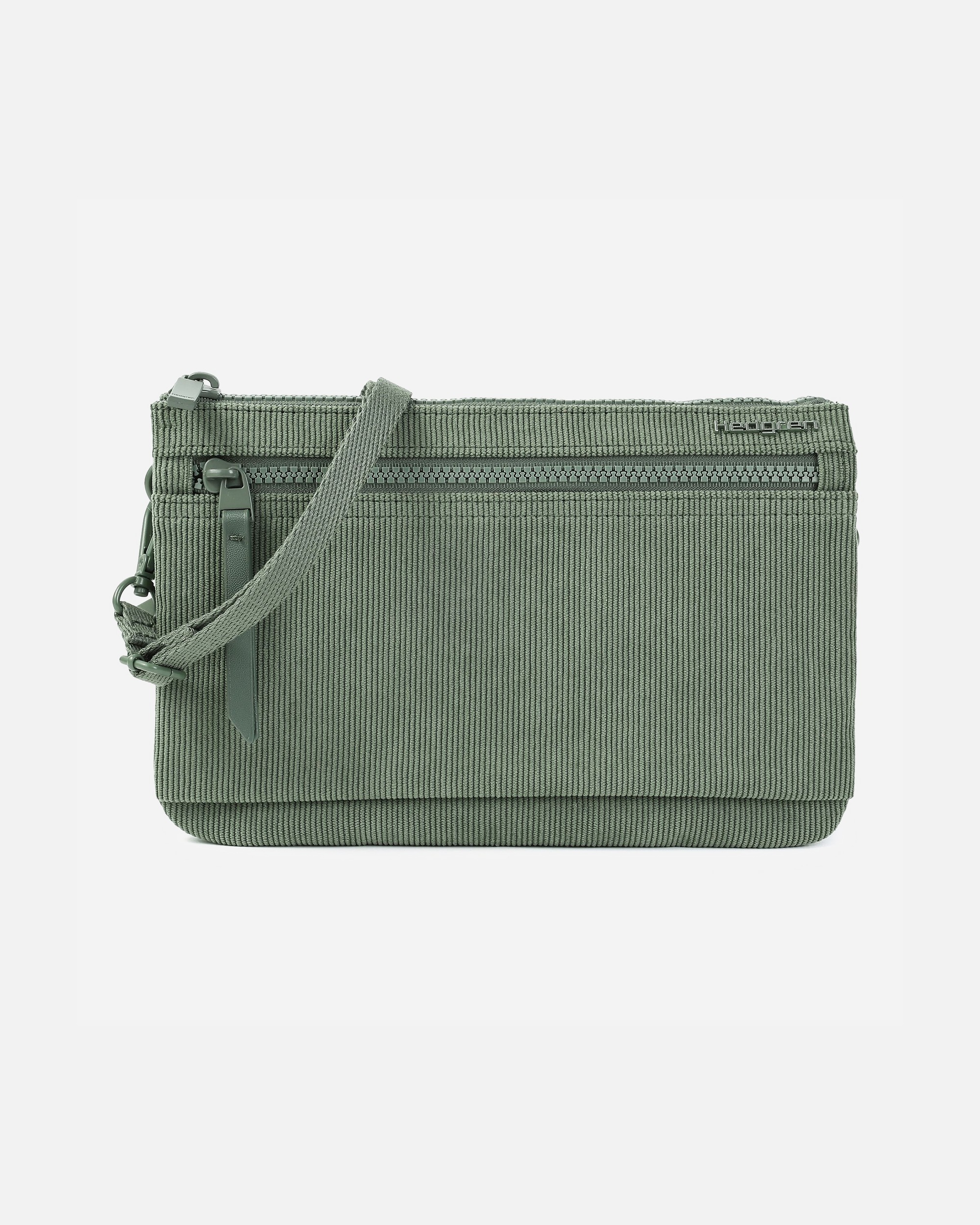 Tasche für Weiblich Hedgren Inner City Umhängetasche corduroy duck green