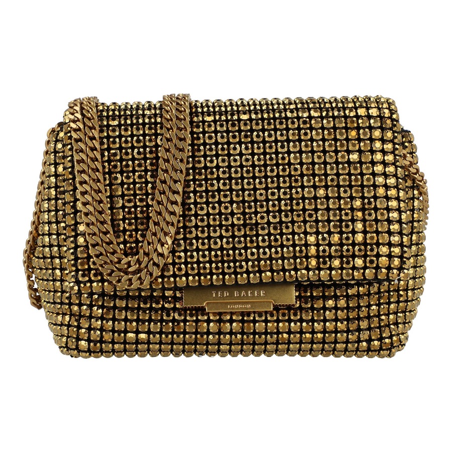 Ted Baker Gliter Umhängetasche gold Gelb Damen