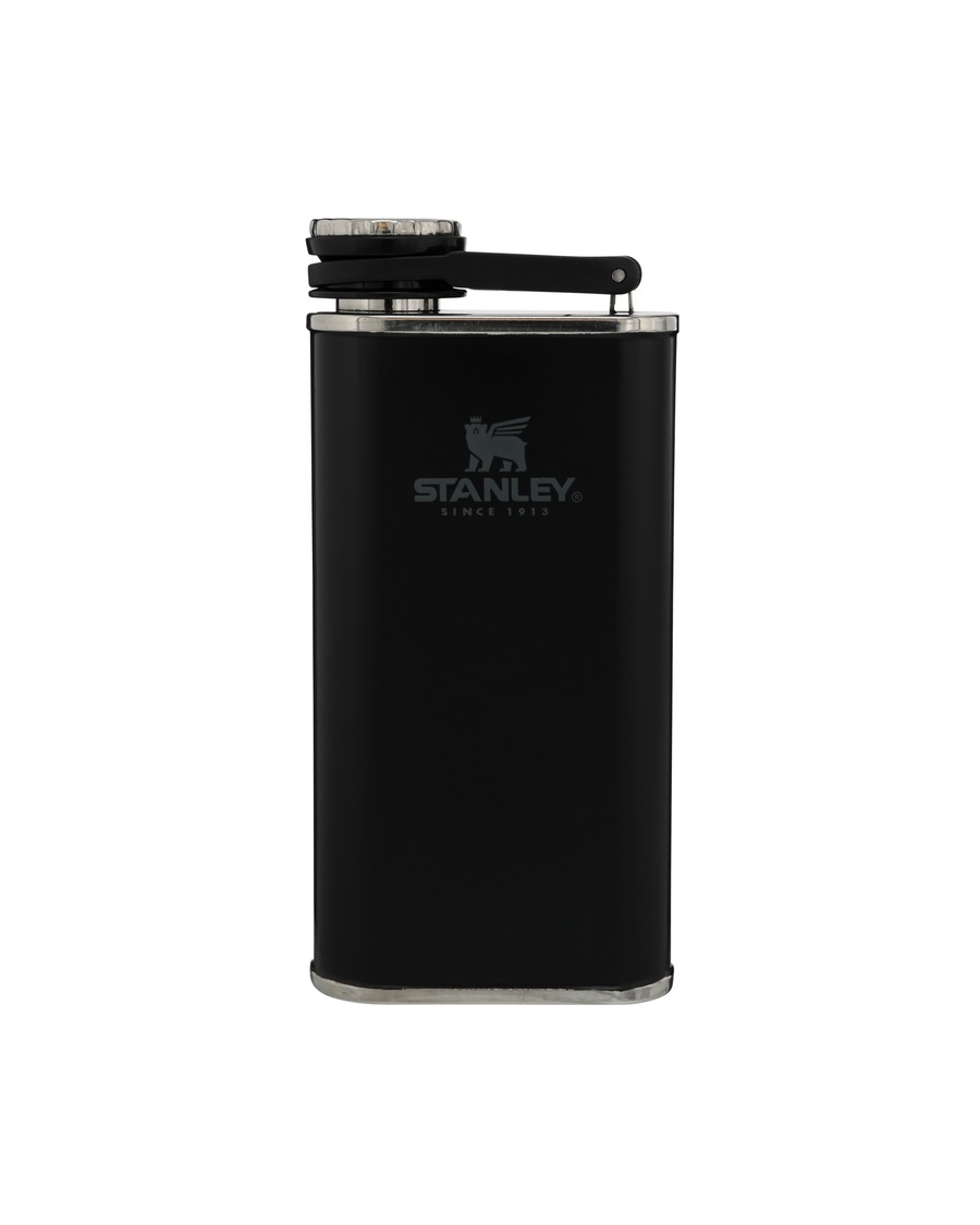 Stanley 1913 Thermoskanne - 0,23L EASY FILL WIDE MOUTH FLASK Matte Black Pebble Coral