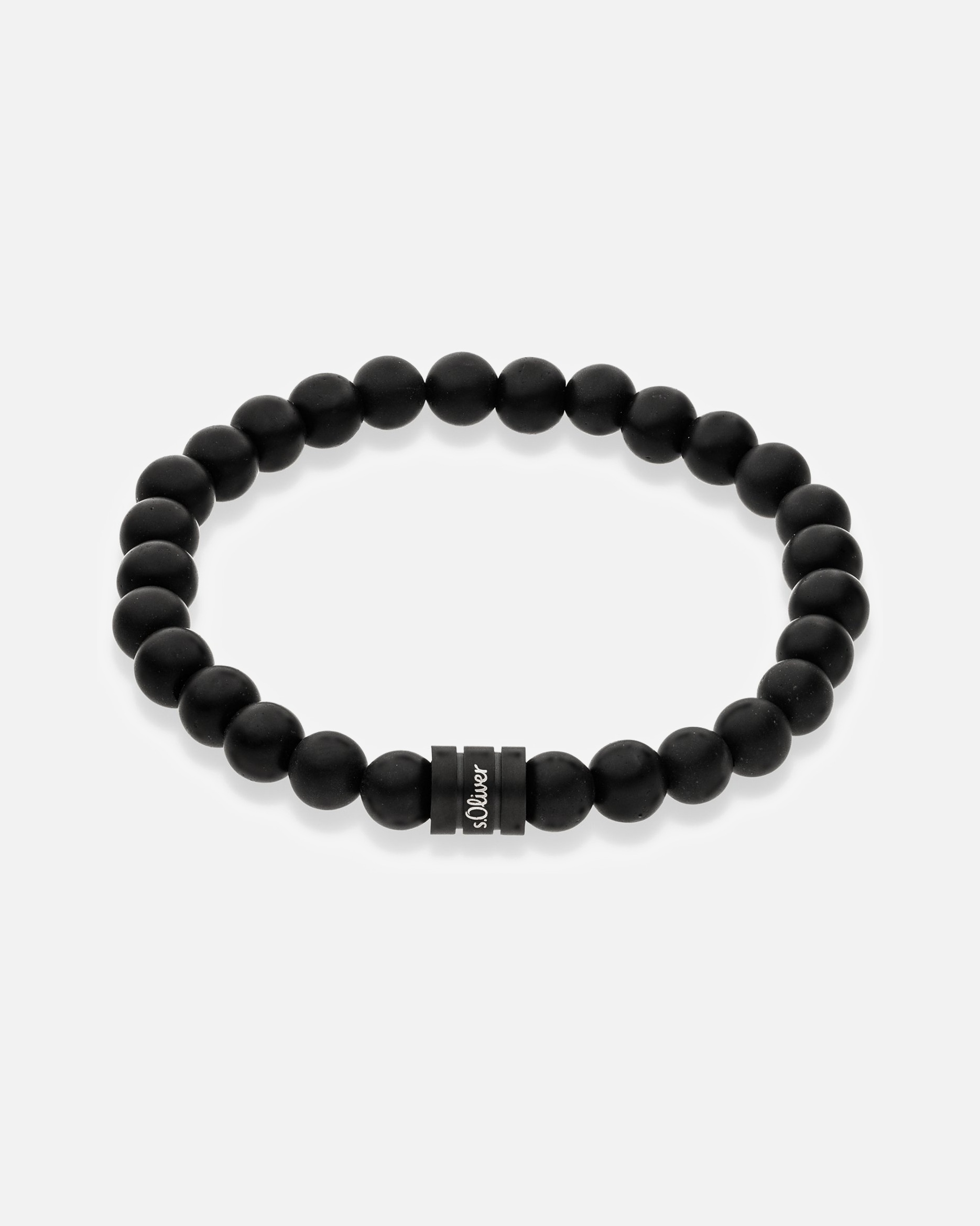 Armband für Weiblich s.Oliver Armband 925er Silber, Stein schwarz