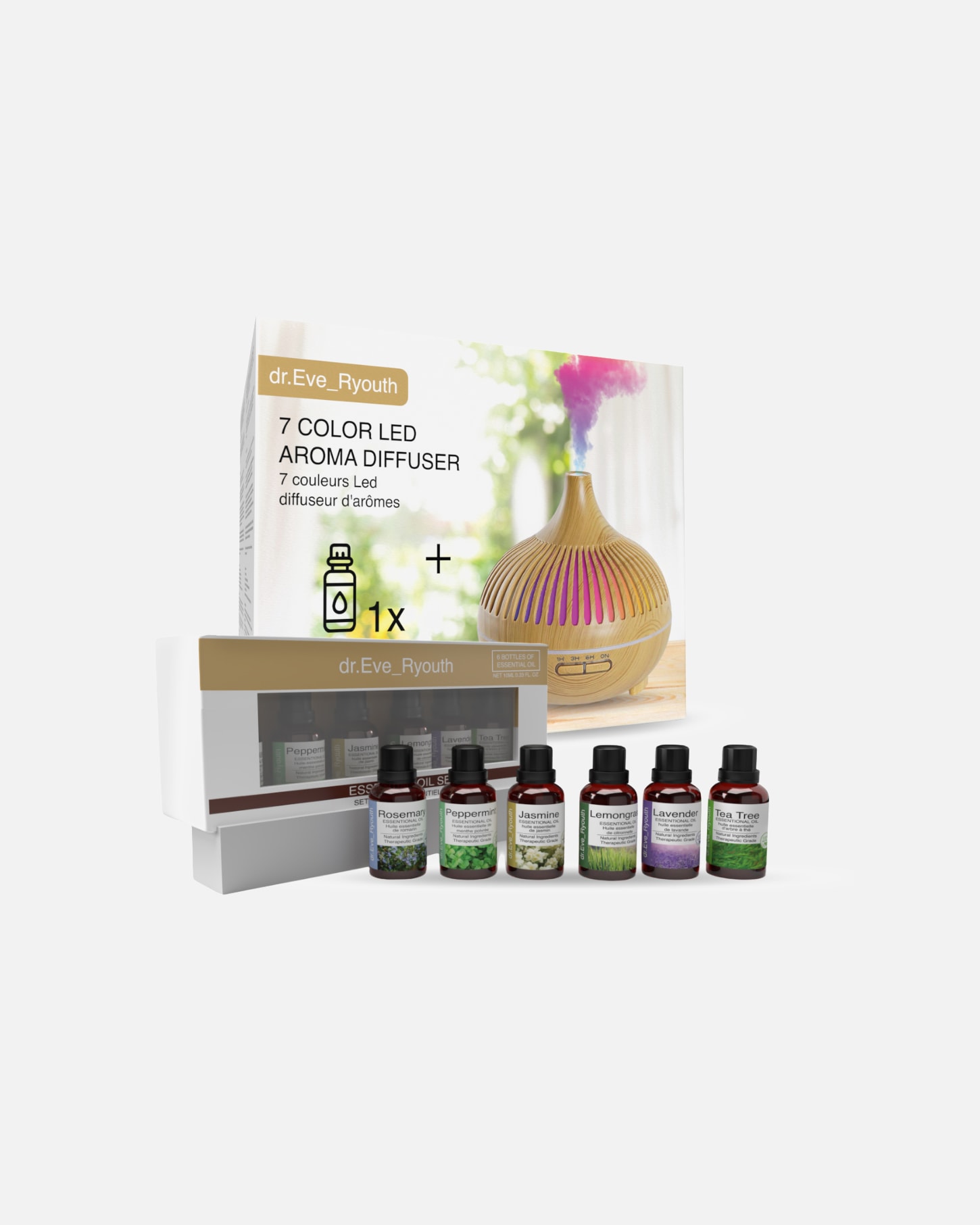 Raumduftset für Weiblich Dr. Eve_Ryouth LED Aroma Set 1 Stück