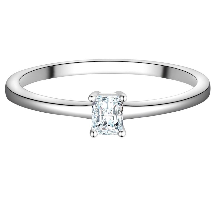 Trilani Ring aus Sterling Silber in silber mit Zirkonia 56 Damen